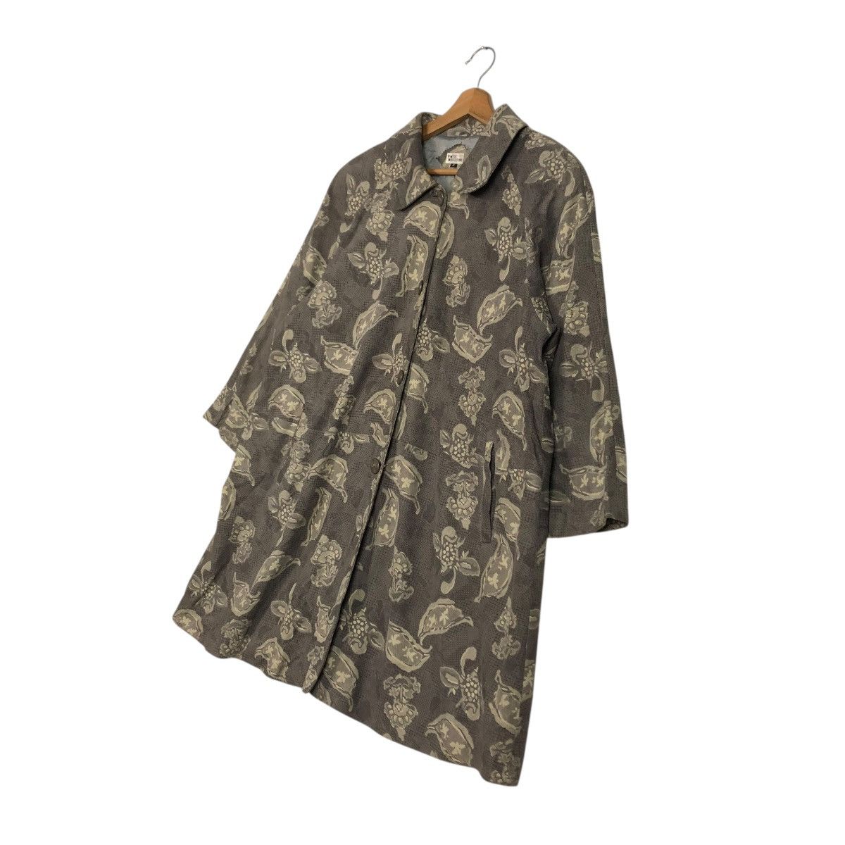 Japanese Brand 🔥VINTAGE LONG JACKET OVERPRINT YUKI BELLE ISSEY MIYAKE Size M / US 6-8 / IT 42-44 - 4 Thumbnail