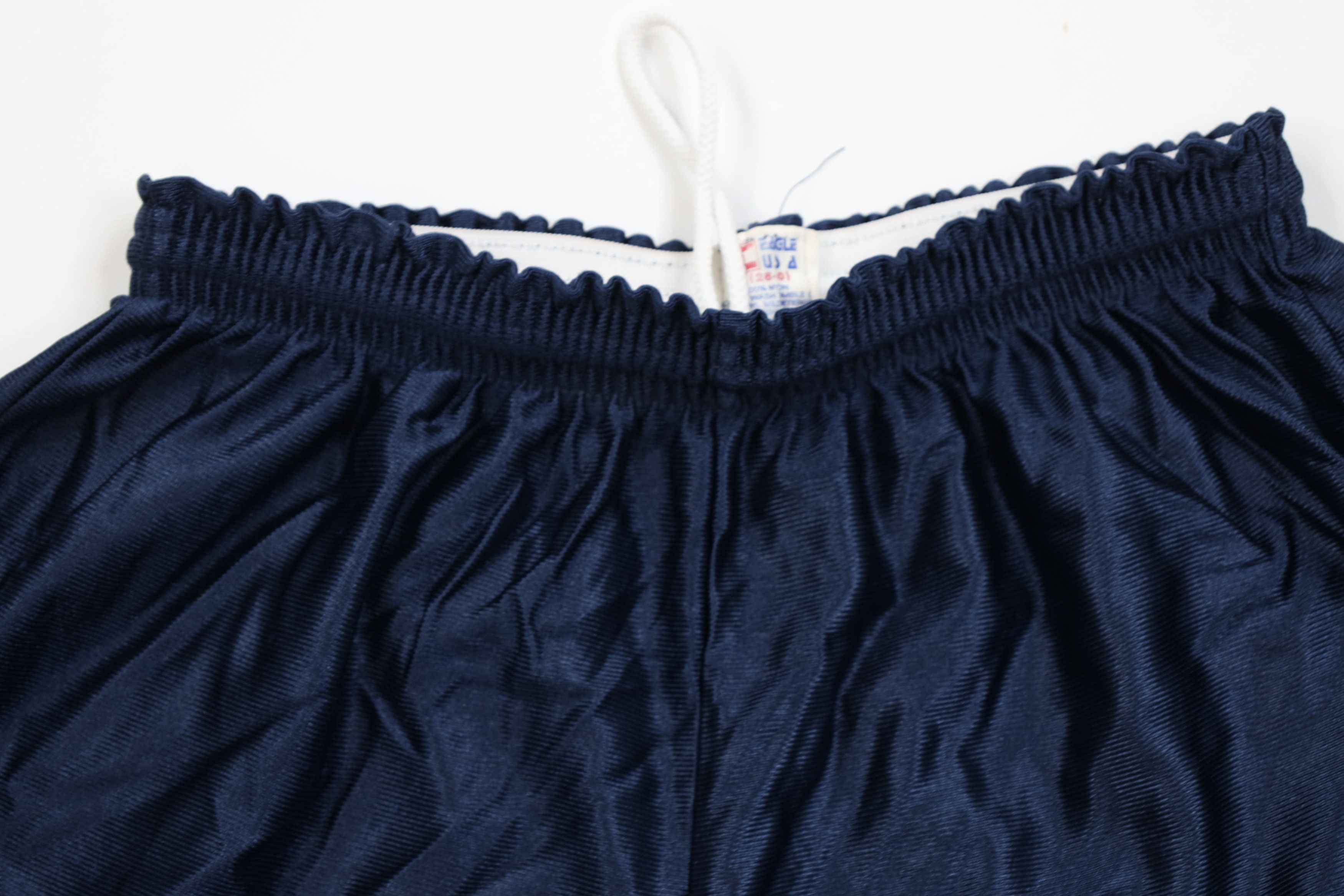 Vintage Vintage 90s Streetwear Nylon Basketball Gym Shorts Blue USA Size US 30 / EU 46 - 2 Thumbnail