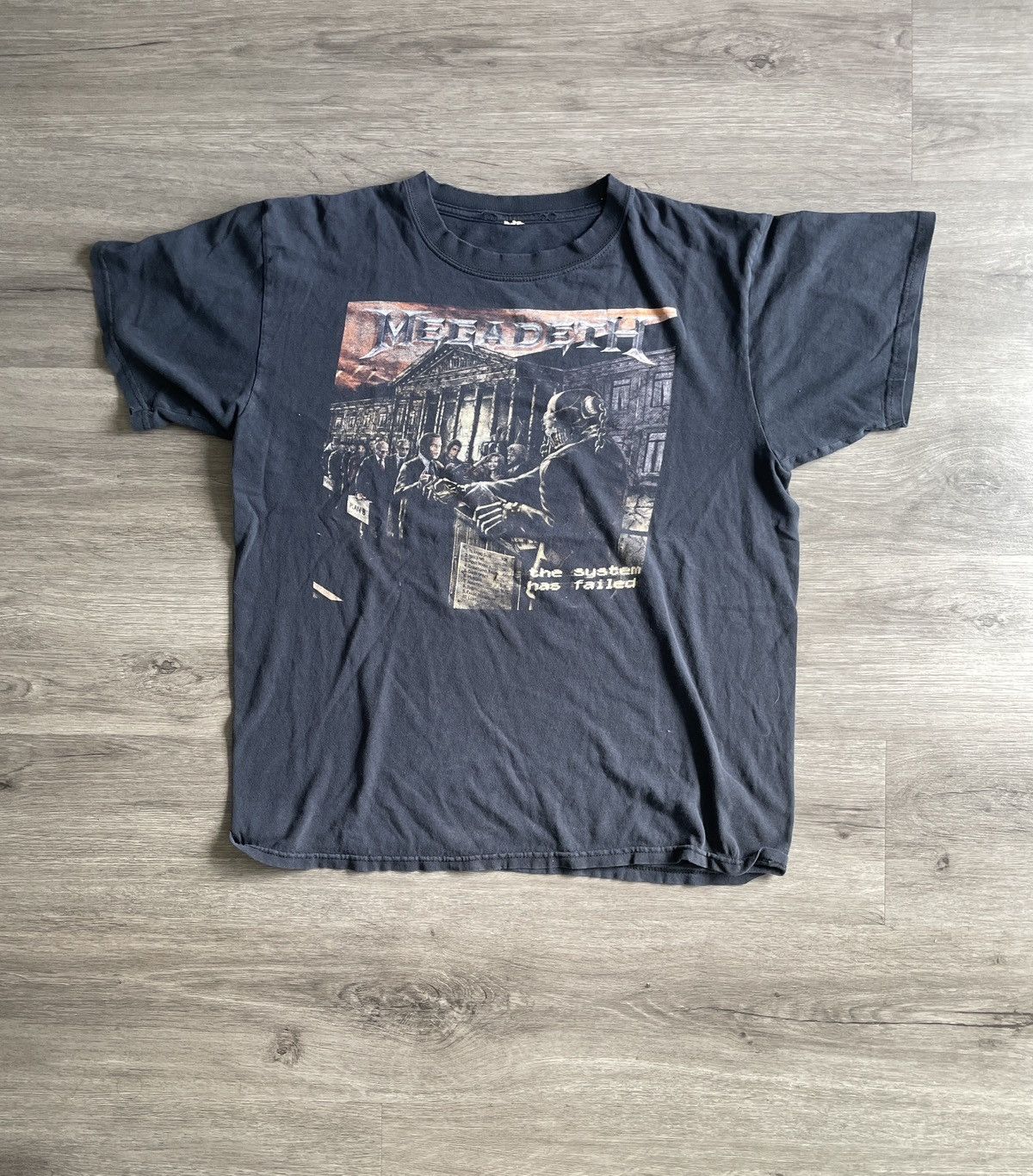 Vintage Y2K Megadeath “System Has Failed Us” Tour T-shirt (No Sz.) Size US L / EU 52-54 / 3 - 1 Thumbnail