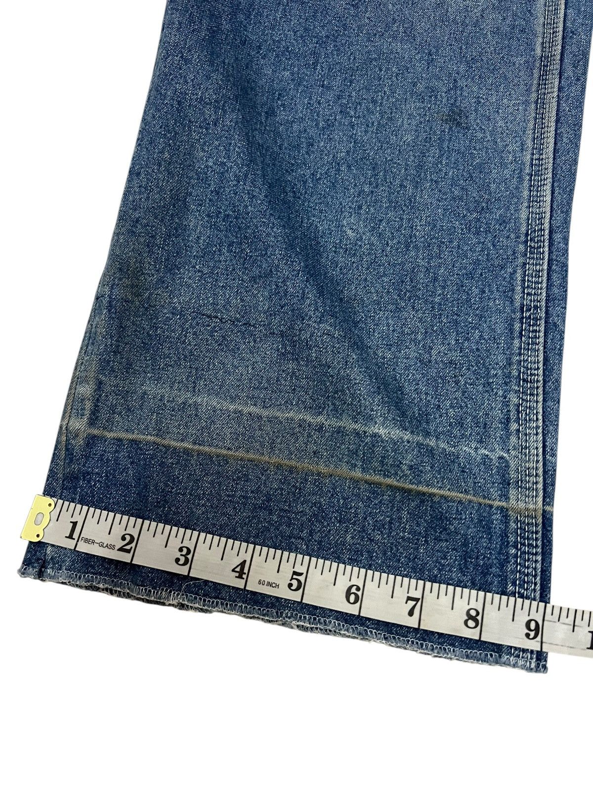Japanese Brand Vintage Japanese Brand GL Heart Carpentar Mud Wash Jean Size US 31 - 21 Thumbnail