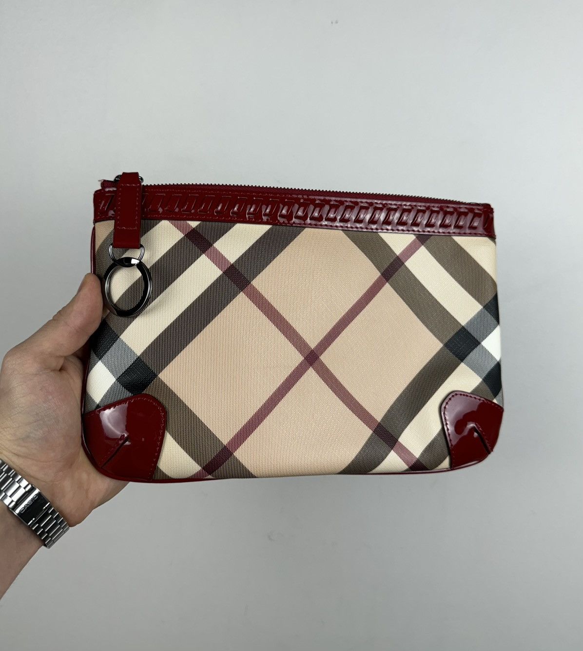 Burberry Beautiful leather bag Burberry Nova Check original item Size ONE SIZE - 2 Thumbnail