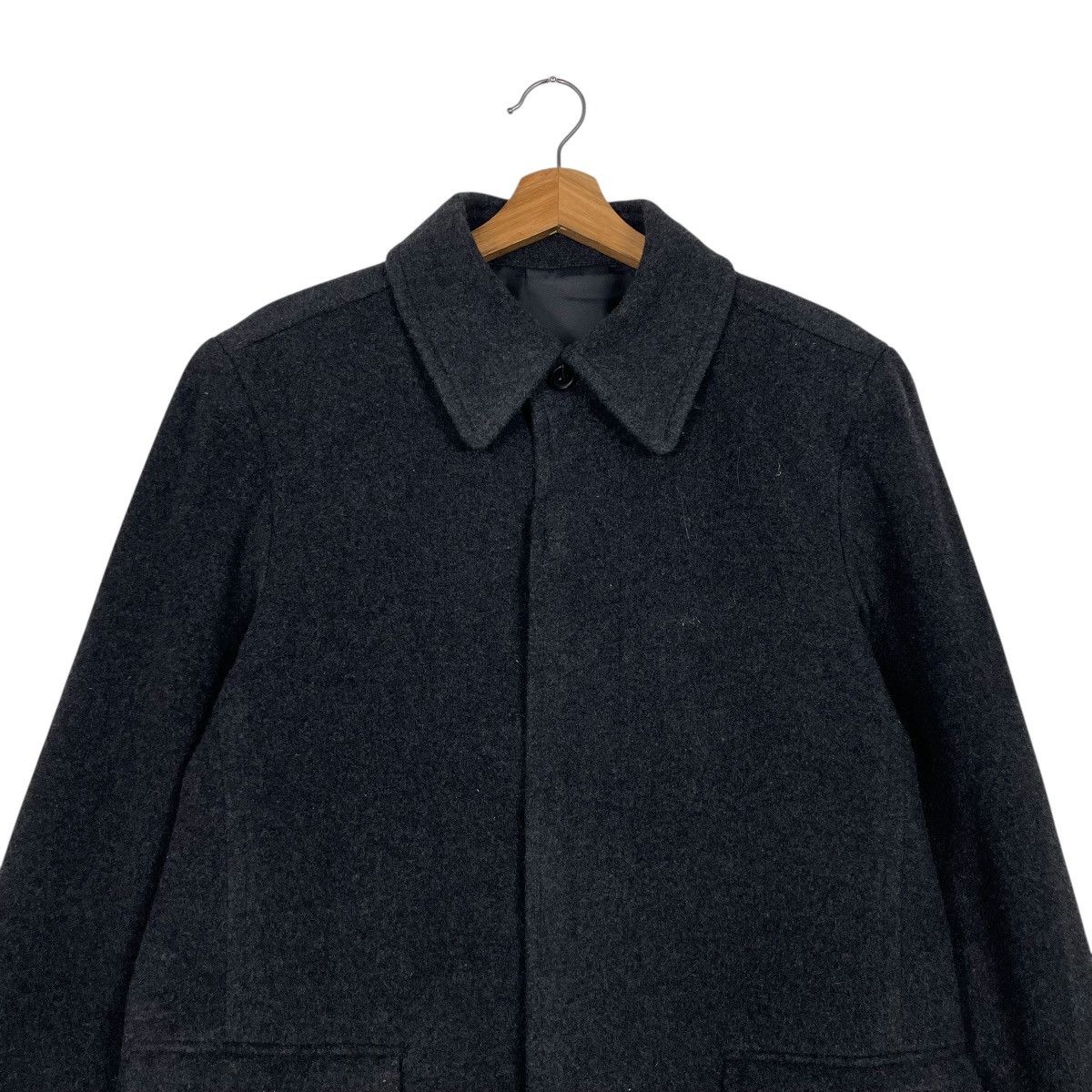 PPFM PPFM Black Wool Coat Size US M / EU 48-50 / 2 - 2 Thumbnail