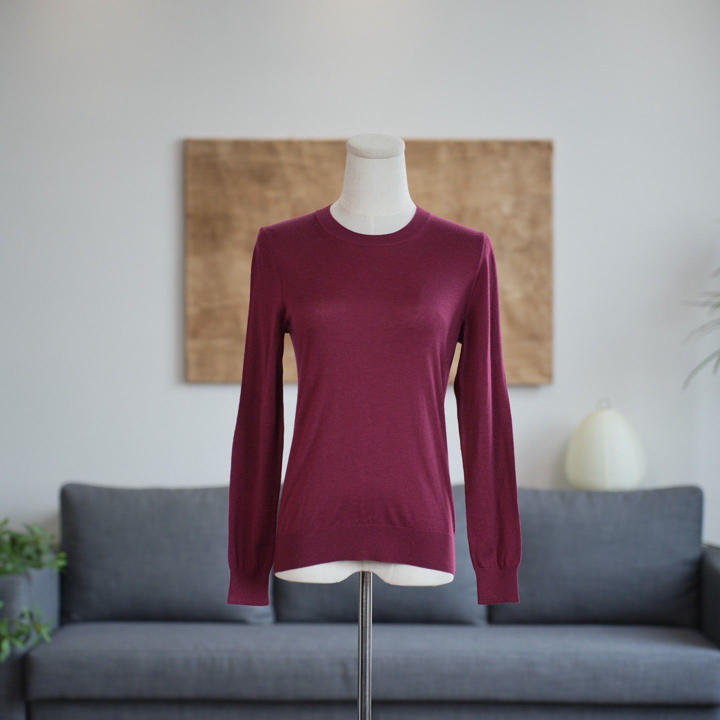 Burberry Burberry Knit Red Sweater XS Women Size XS / US 0-2 / IT 36-38 - 1 Thumbnail