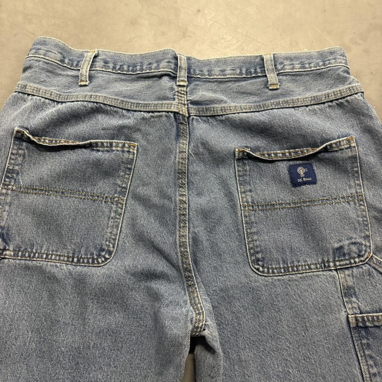 Vintage Crazy Vintage Y2K 2000s Baggy Light Wash Carpenter Workwear Grunge Denim Jeans Size US 36 / EU 52 - 5 Thumbnail