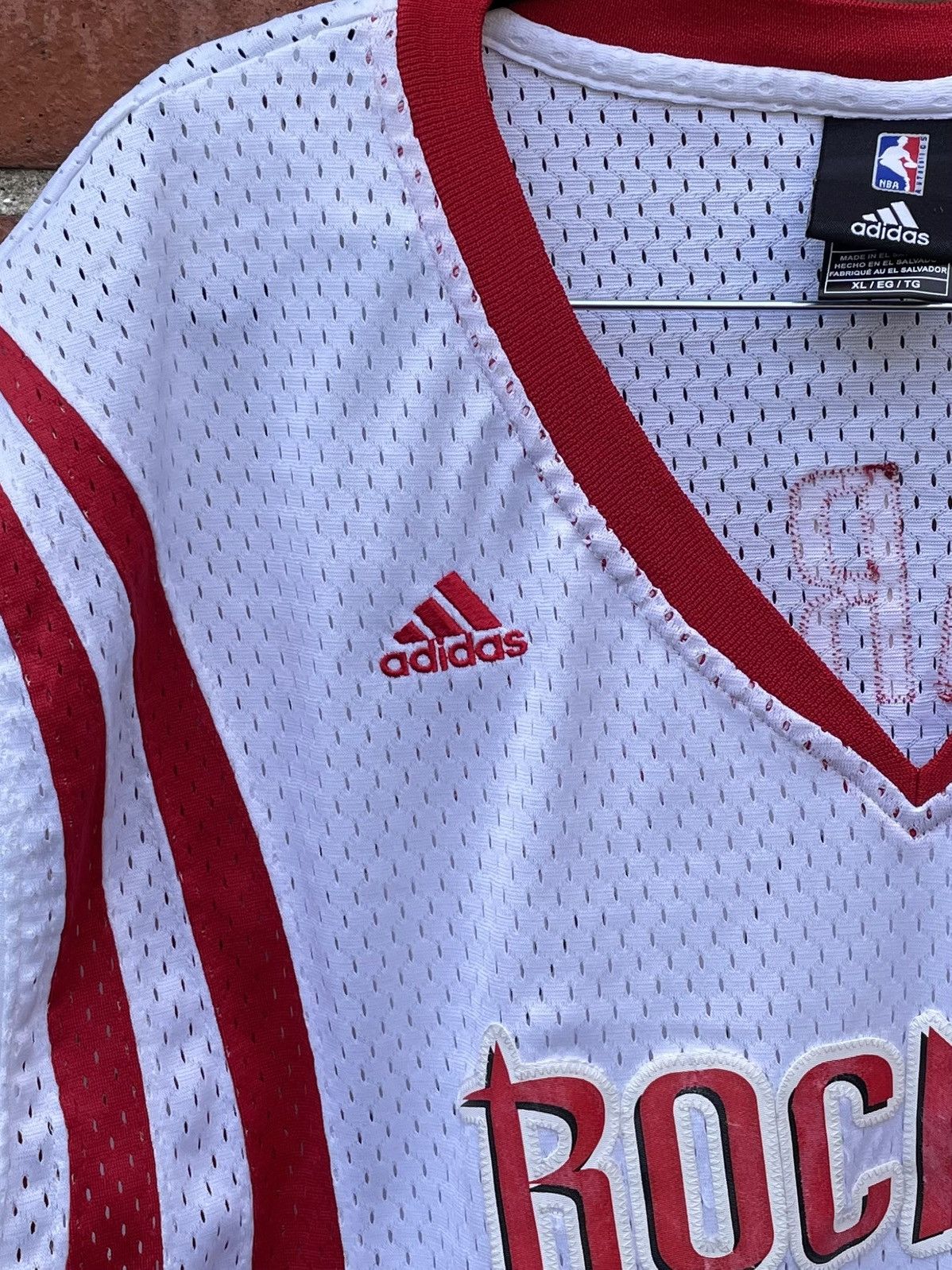 Adidas Tracy McGrady #1 Houston Rockets NBA Reebok Jersey sewn Size US XL / EU 56 / 4 - 5 Thumbnail