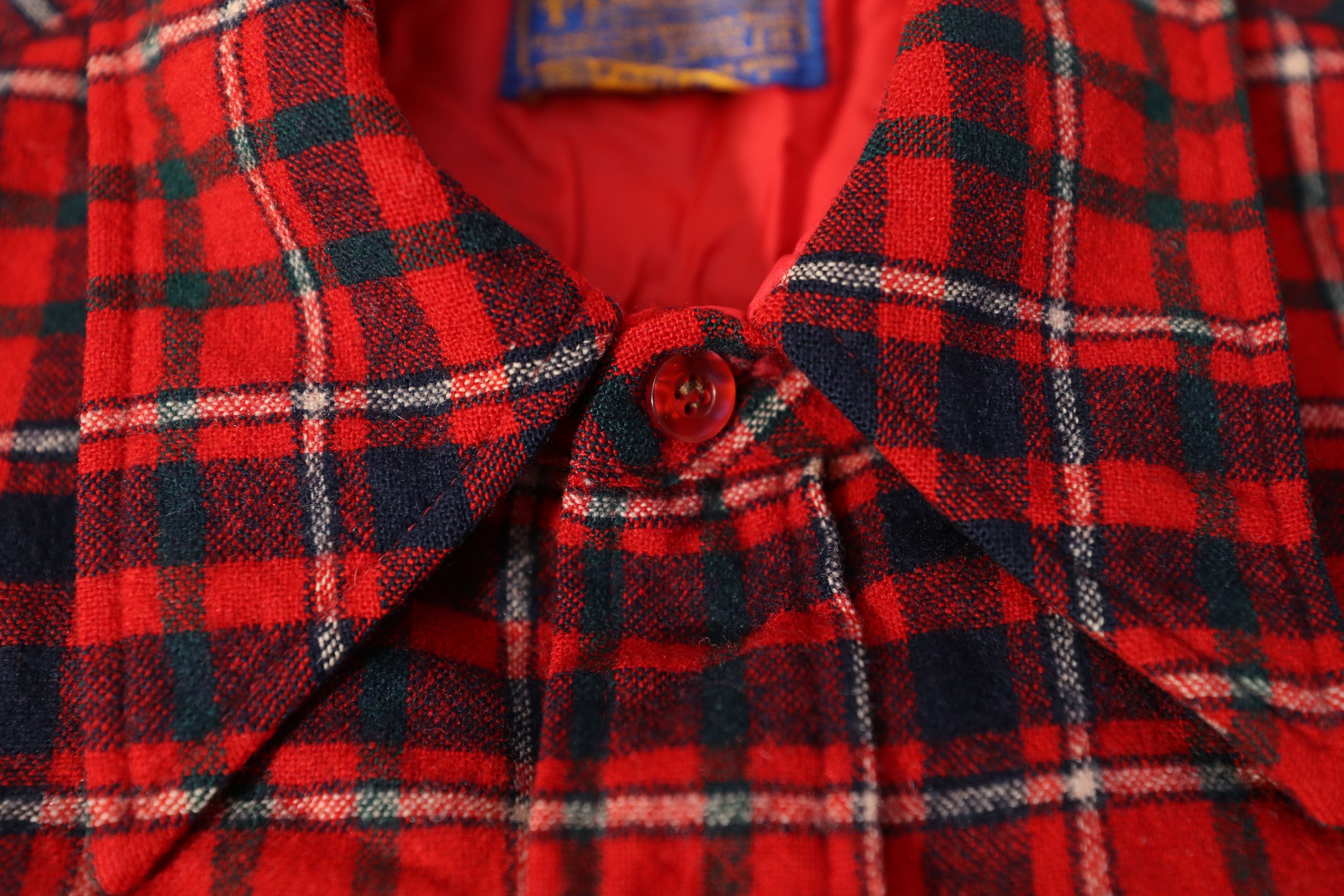 Pendleton Vintage Pendleton Wool Red Tartan Flannel (M) Size US S / EU 44-46 / 1 - 7 Thumbnail