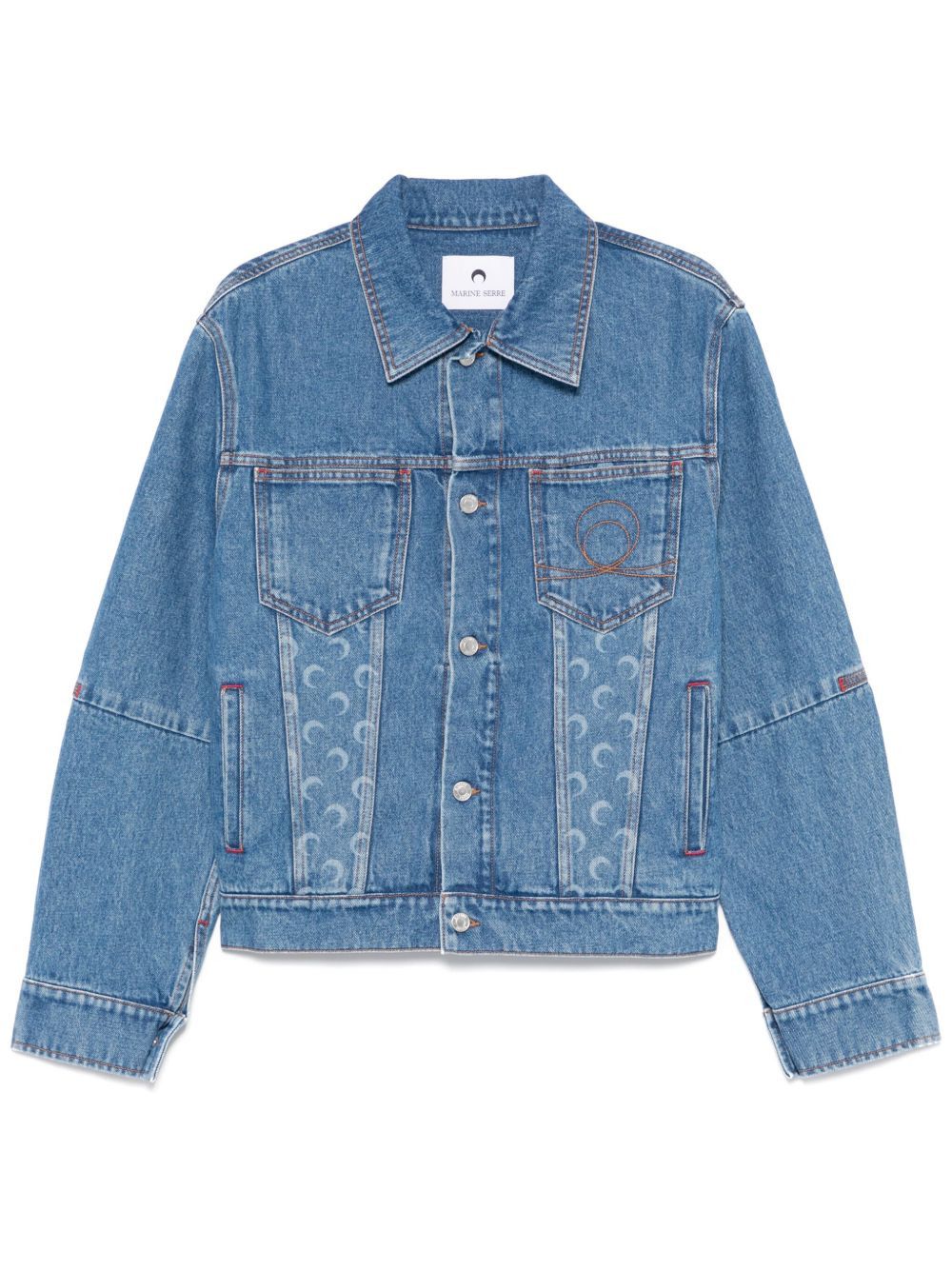 Marine Serre MON DENIM JACKET Size US L / EU 52-54 / 3 - 1 Thumbnail
