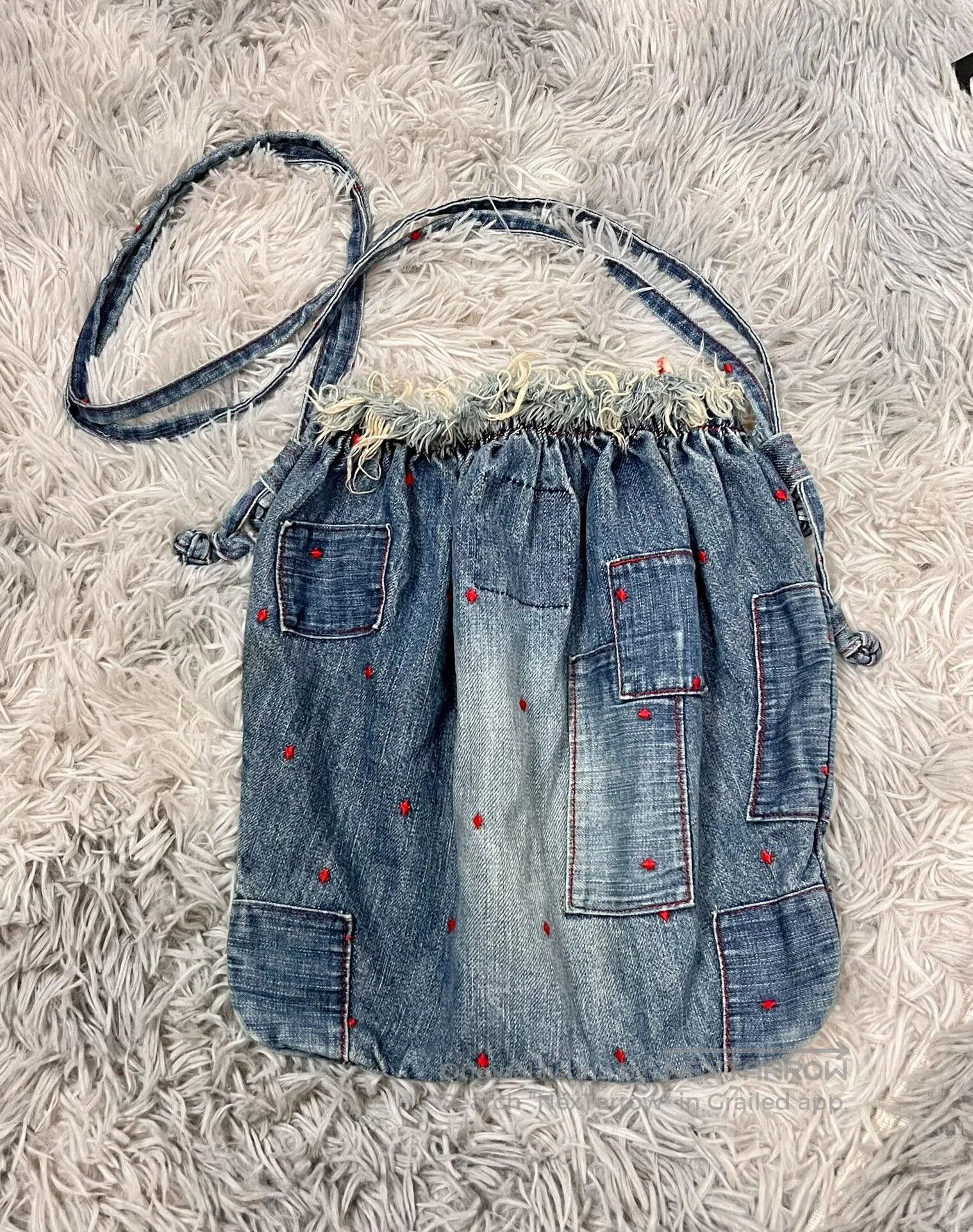 Undercover denim patchwork crossbody bag. Size ONE SIZE - 1 Thumbnail