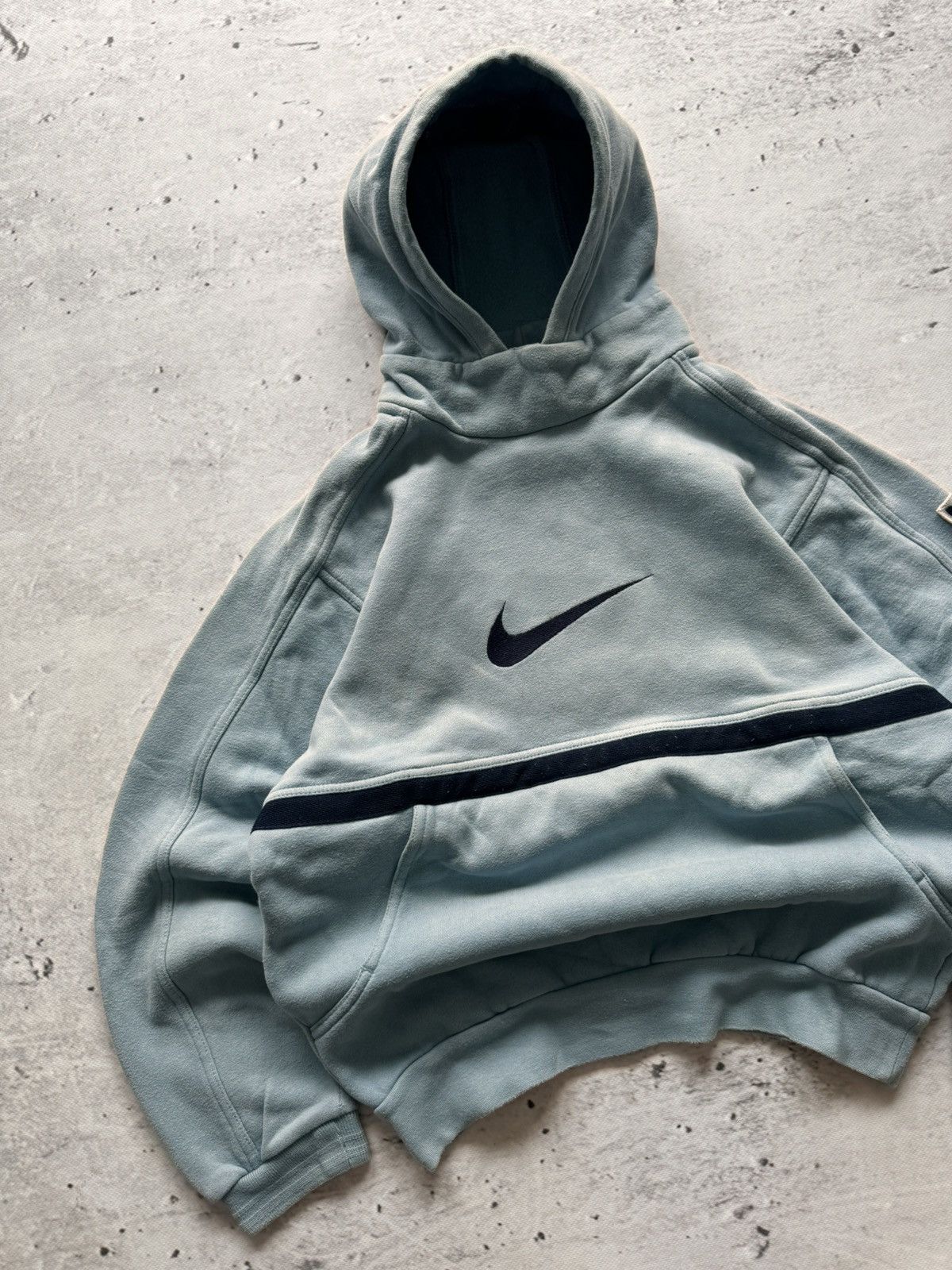 Nike × Vintage NIKE VINTAGE CENTER LOGO OVERSIZE BOXY HOODIE Size US S / EU 44-46 / 1 - 2 Thumbnail