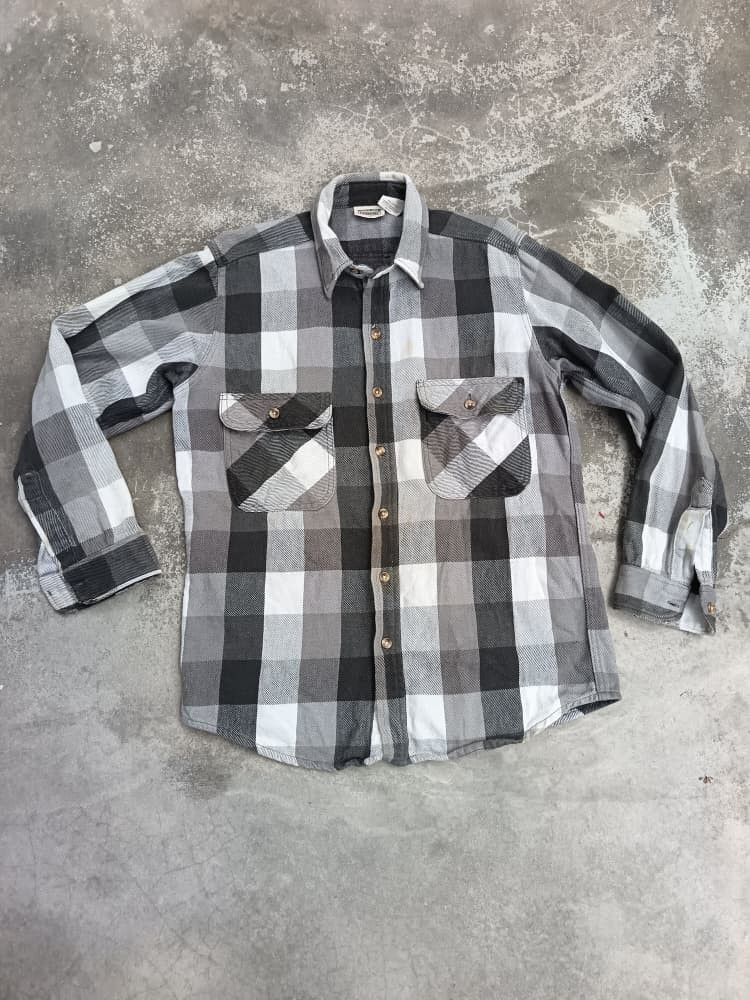 FiveBrother Vtg 90s five brothers flannel size m Size US M / EU 48-50 / 2 - 1 Thumbnail