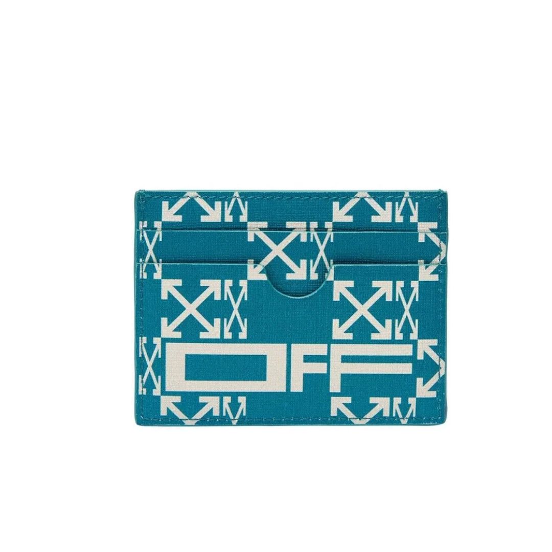 Off-White o1in1s1024 Size: OS / Monogram Simple Card Case Green Size ONE SIZE - 1 Thumbnail