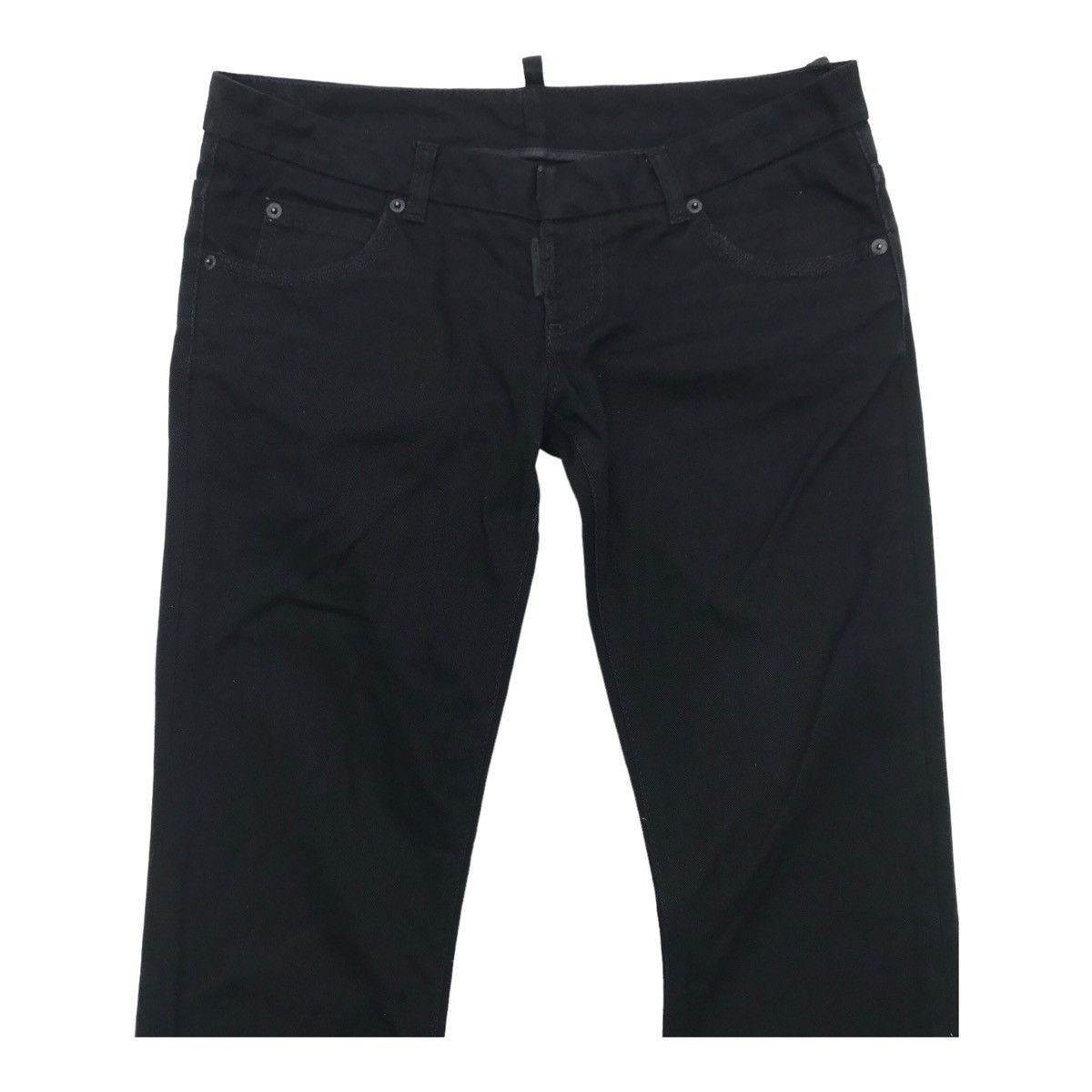 Dsquared2 Dsquared2 Women Black Skinny Pants Size 32" / US 10 / IT 46 - 6 Thumbnail