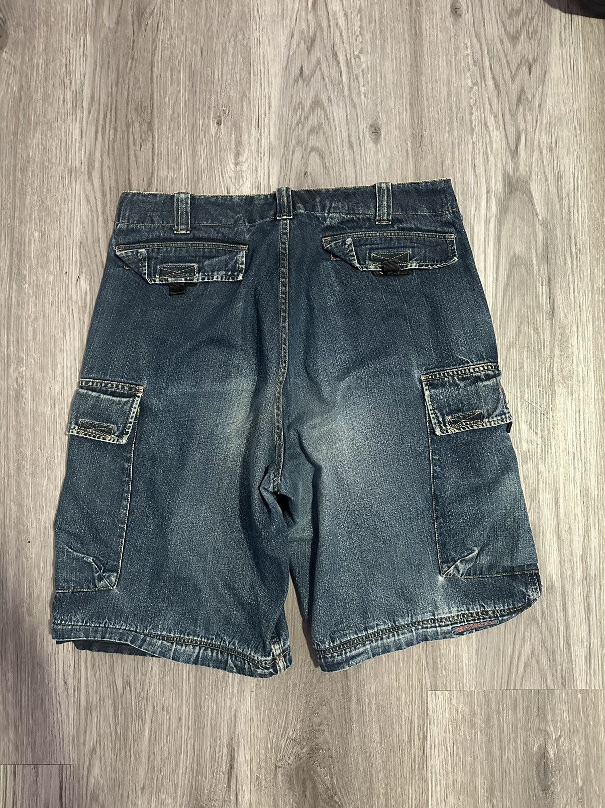 JNCO × Japanese Brand Vintage Japanese Brand Baggy Ripped Carpenter Cargo Jeans Size US 34 / EU 50 - 8 Thumbnail