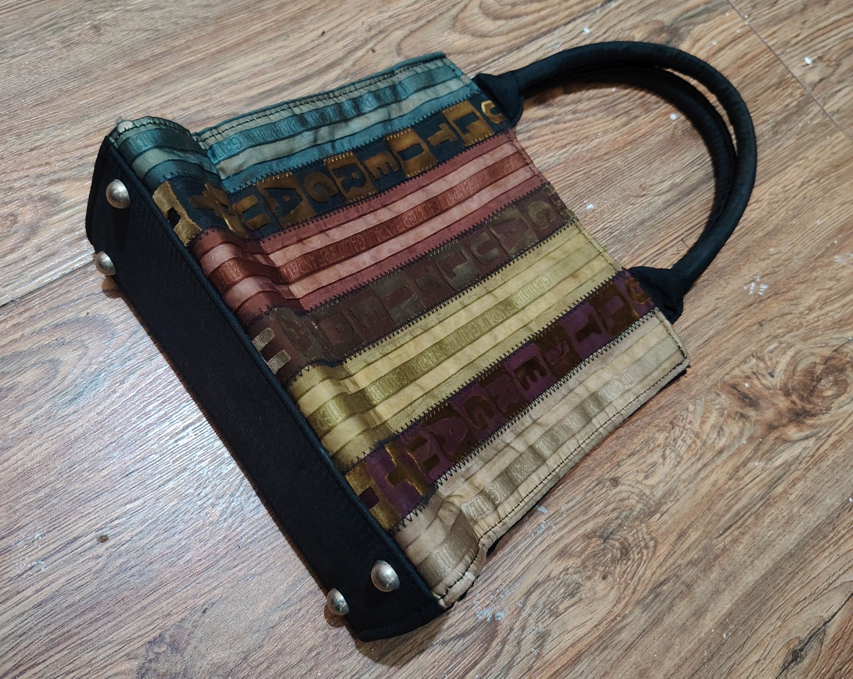 Jean Paul Gaultier JEAN PAUL GAULTIER - Multicolor Velvet Script Mini Tote Bag Size ONE SIZE - 2 Thumbnail