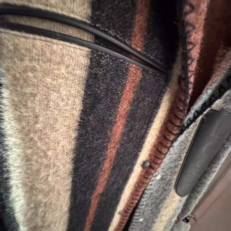 Loewe Loewe Striped woolen coat Size S / US 4 / IT 40 - 5 Thumbnail