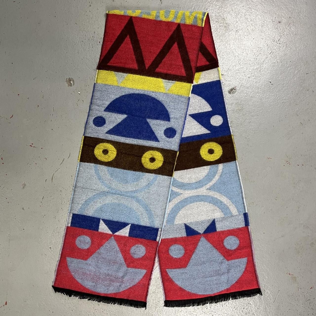 image of Walter Van Beirendonck Multi Wool Scarf in Mix, Men's