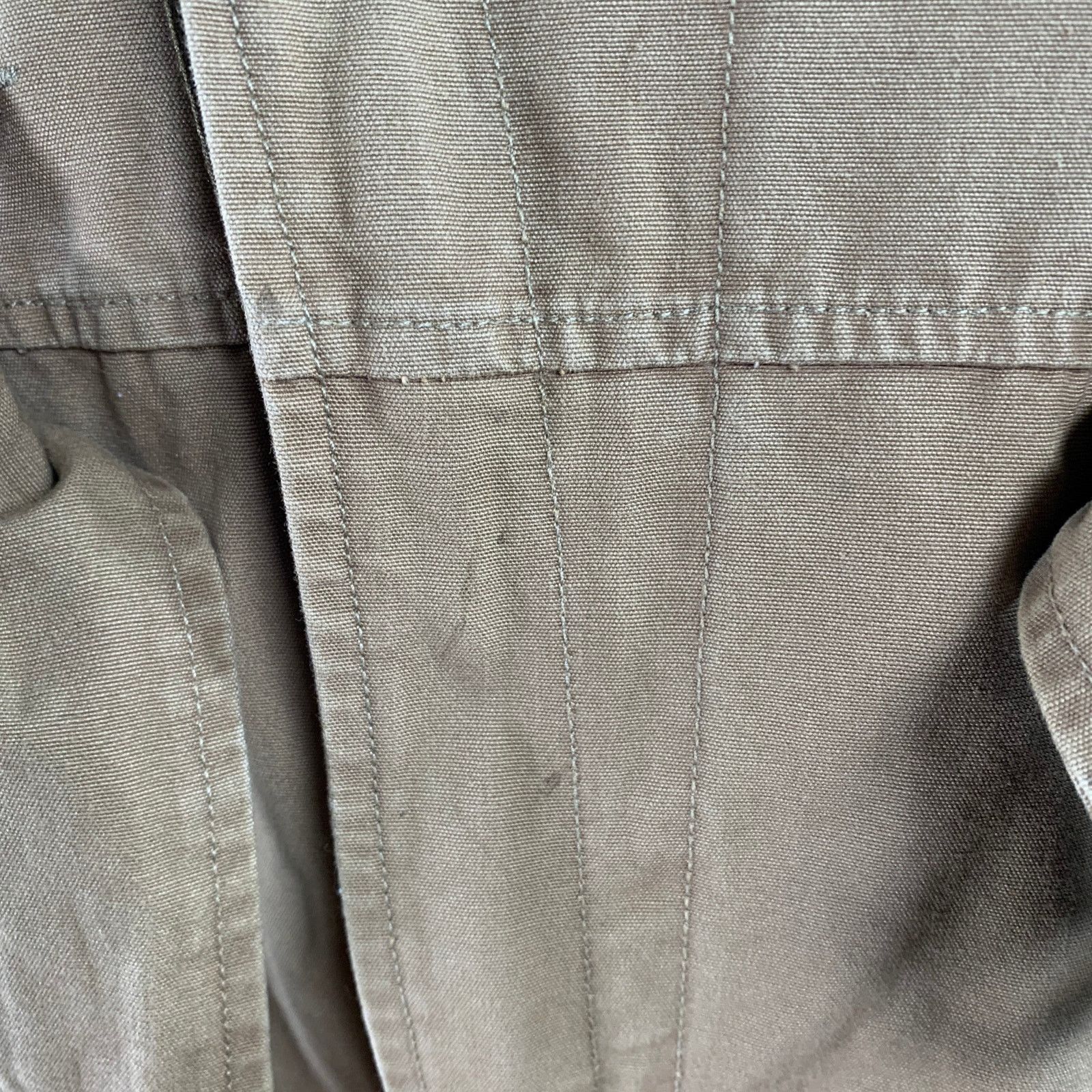 Ralph Lauren Garment Experimental Khaki Cotton Belted Military Jumpsuit Size 38" / US 16 / IT 52 - 4 Thumbnail