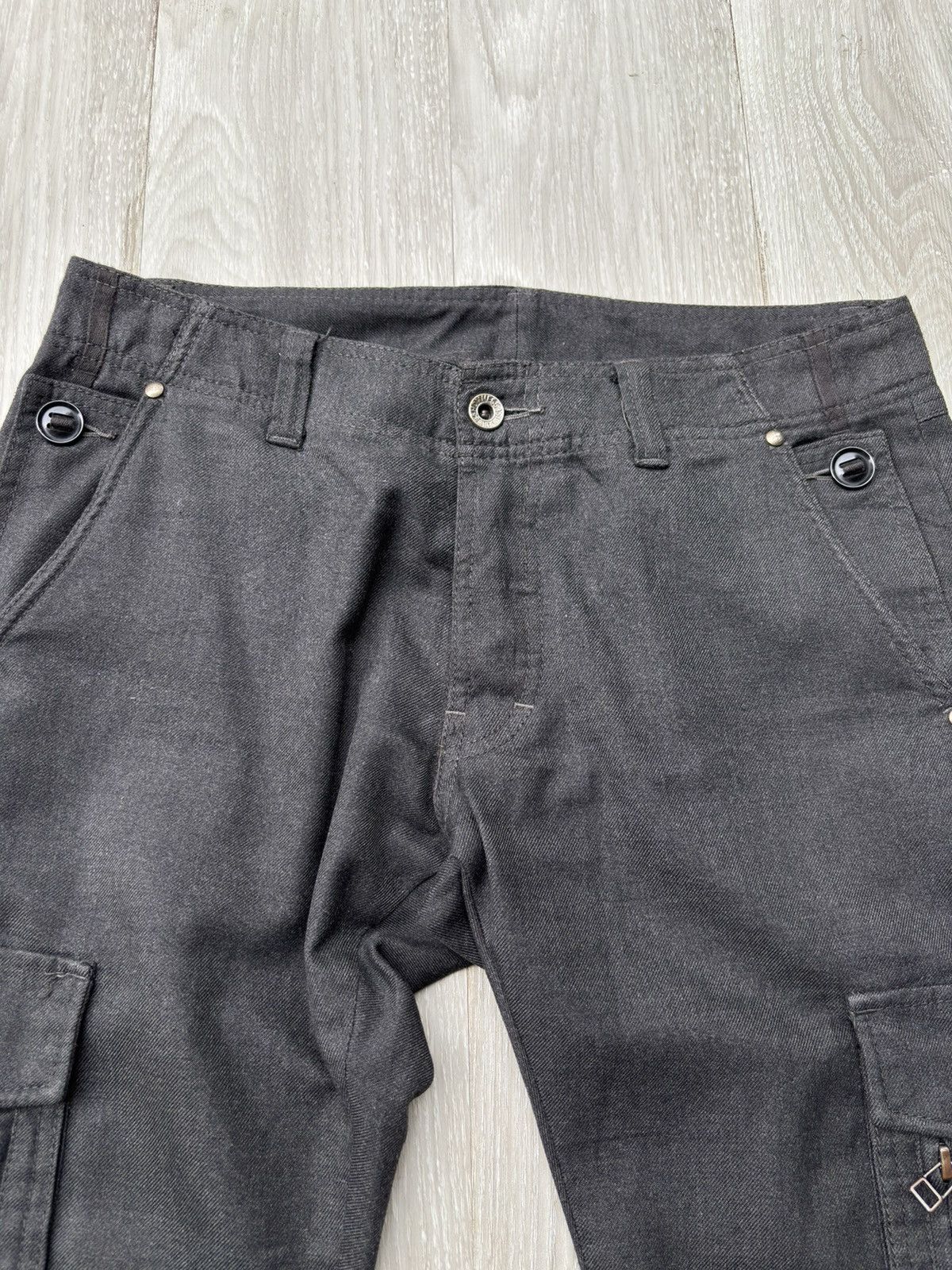 Japanese Brand 5351 pourles hommes flare cargo pants Size US 29 - 3 Thumbnail