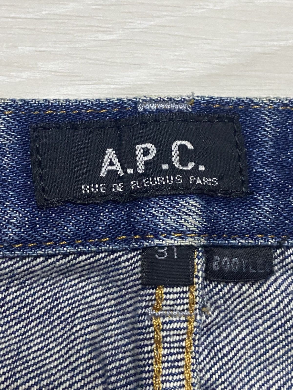 A.P.C. A.P.C Rue De Fleurus Selvedge Denim Mud Wash Loose Jeans Size US 30 / EU 46 - 13 Thumbnail