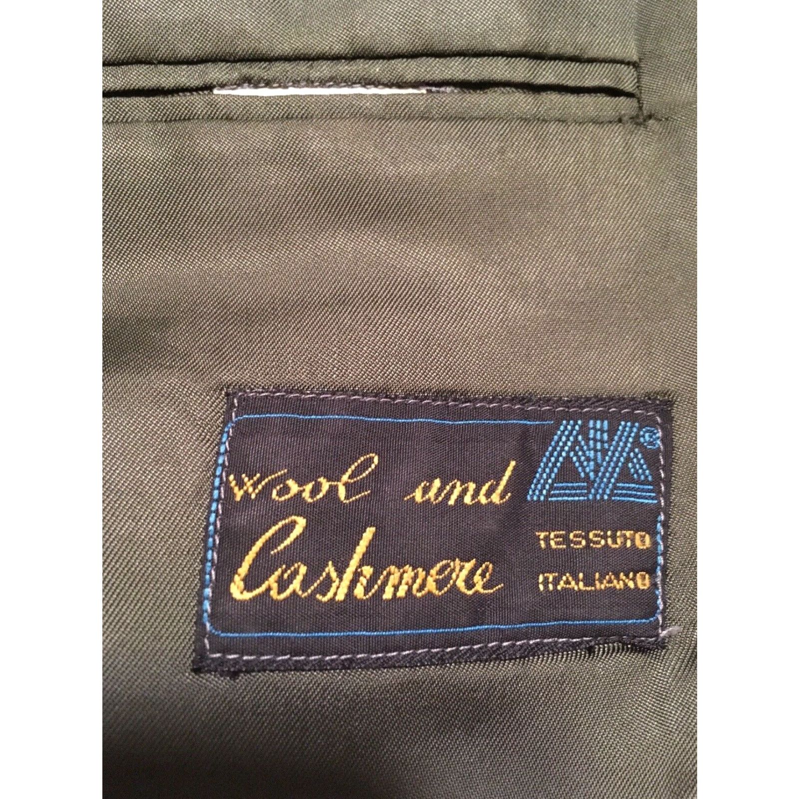 Cacharel VINTAGE Cacharel Blazer Green 40R Cashmere Blend Mens Jacket / Coat Spruce Green 40 Mens Size 40R - 2 Thumbnail