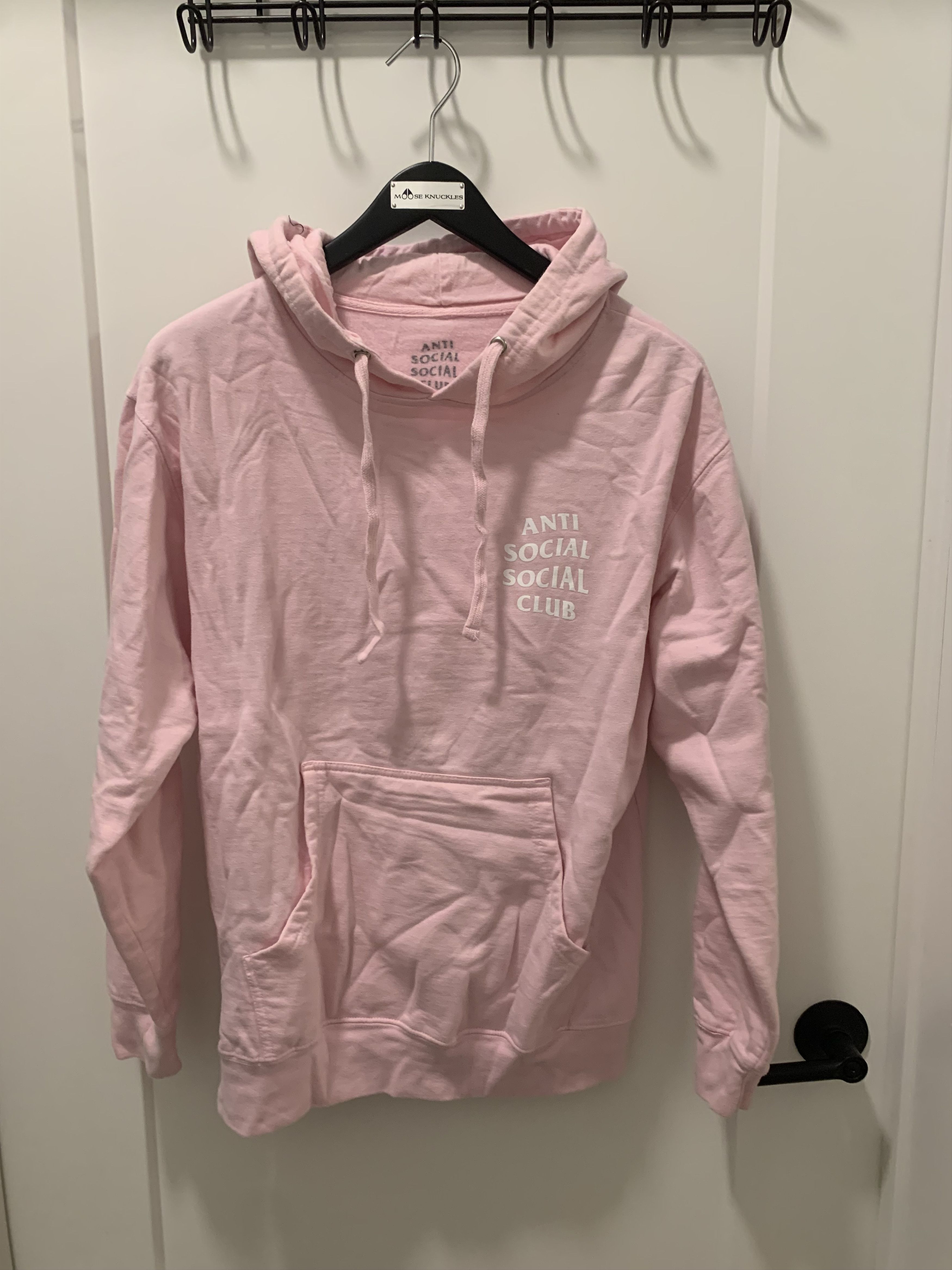 Anti Social Social Club Anti Social Social Club pink hoodie Size US L / EU 52-54 / 3 - 1 Thumbnail
