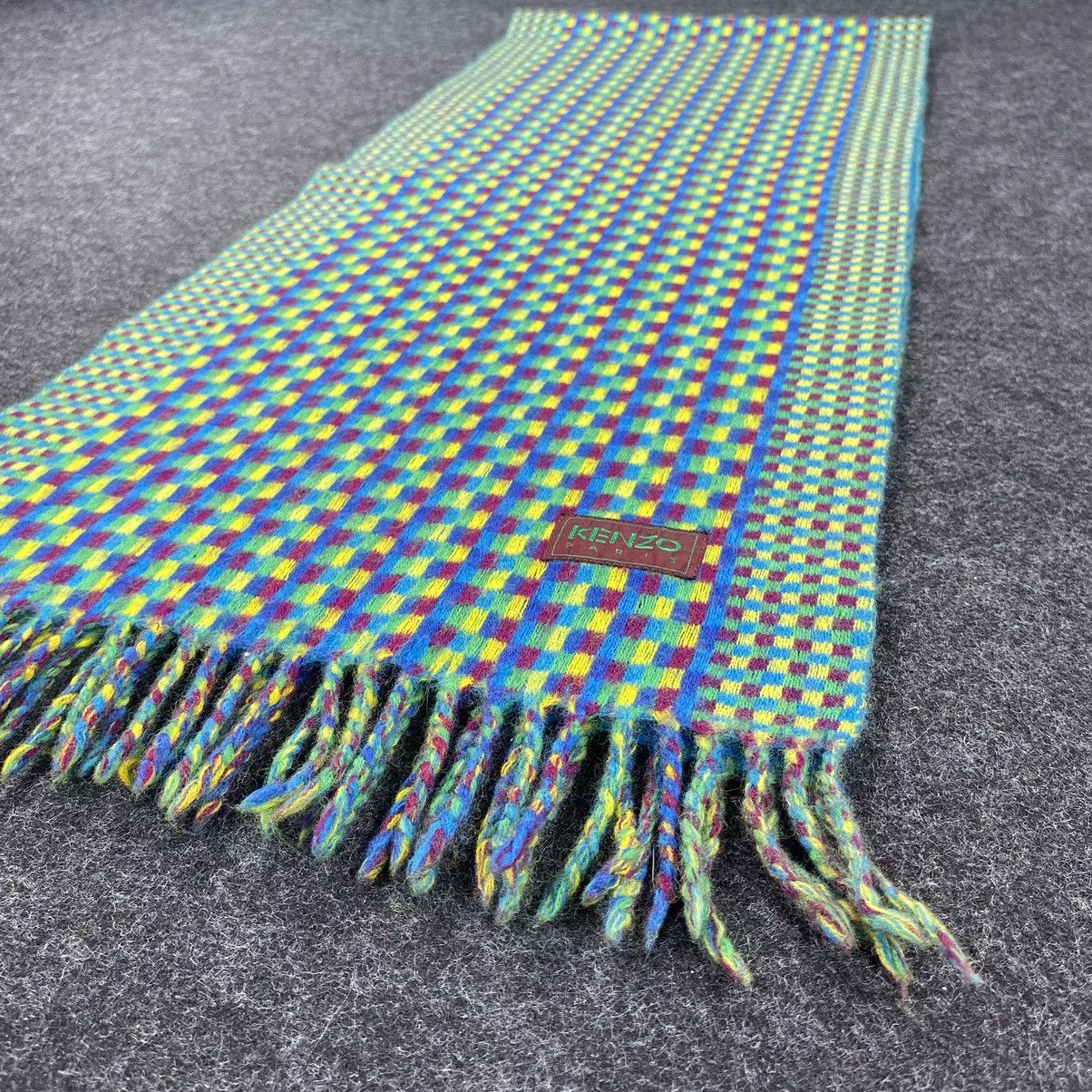 Kenzo × Vintage Kenzo Scarf # Muffler # Neckwear # D276 Size ONE SIZE - 4 Thumbnail