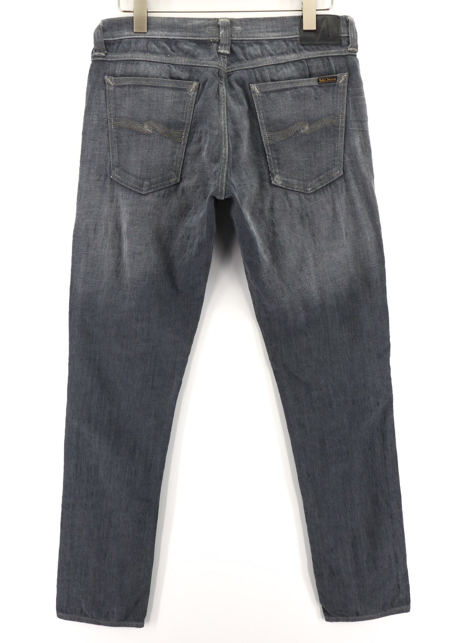 Nudie Jeans TIGHT LONG JOHN W34/L34 Organic Charcoal Slim Logo 80695 Size US 34 / EU 50 - 2 Thumbnail