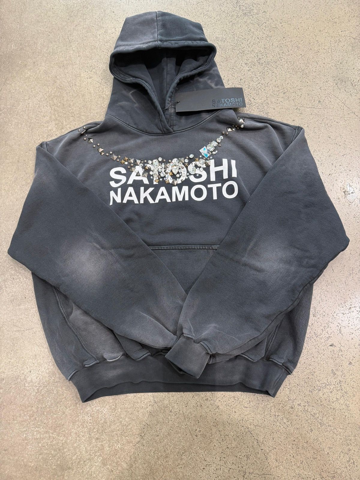 Satoshi Nakamoto SATOSHI NAKAMOTO - Iced Out Hoodie Size US M / EU 48-50 / 2 - 1 Thumbnail