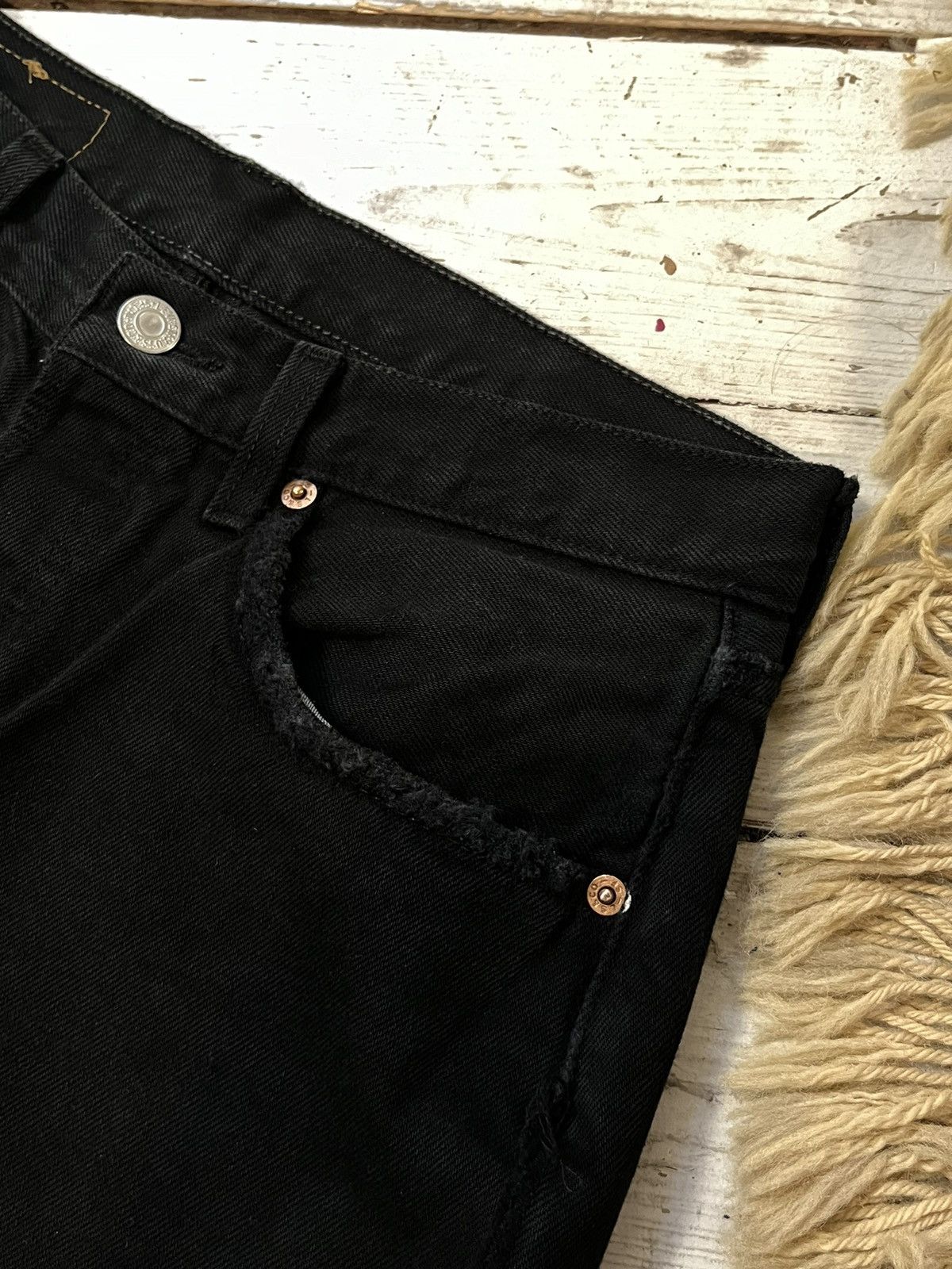 Kapital × Levi's Vintage Levi’s 501 97’ Safari Repaired Patchwork Kapital ins Size 30" / US 8 / IT 44 - 7 Thumbnail