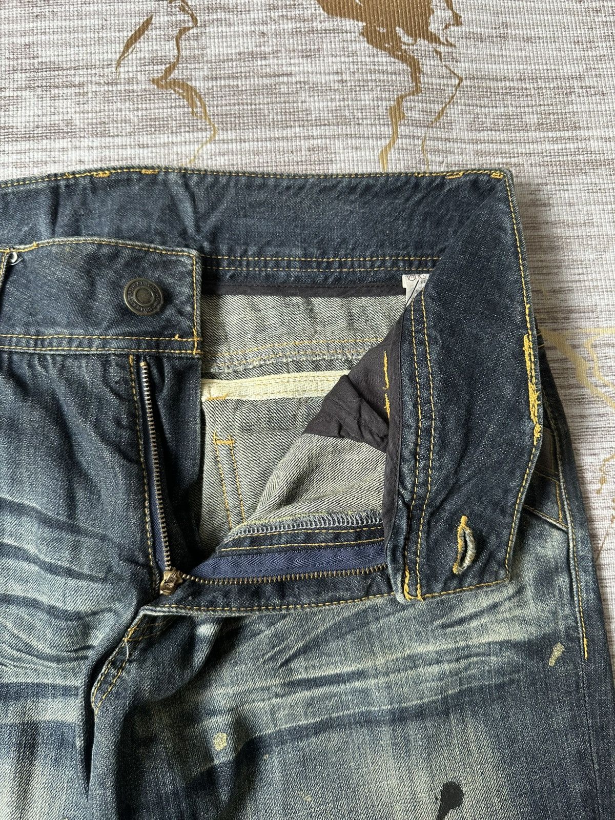 Japanese Brand FLARE Japanese Brand Claw Marks Design Denim Size US 34 / EU 50 - 14 Thumbnail