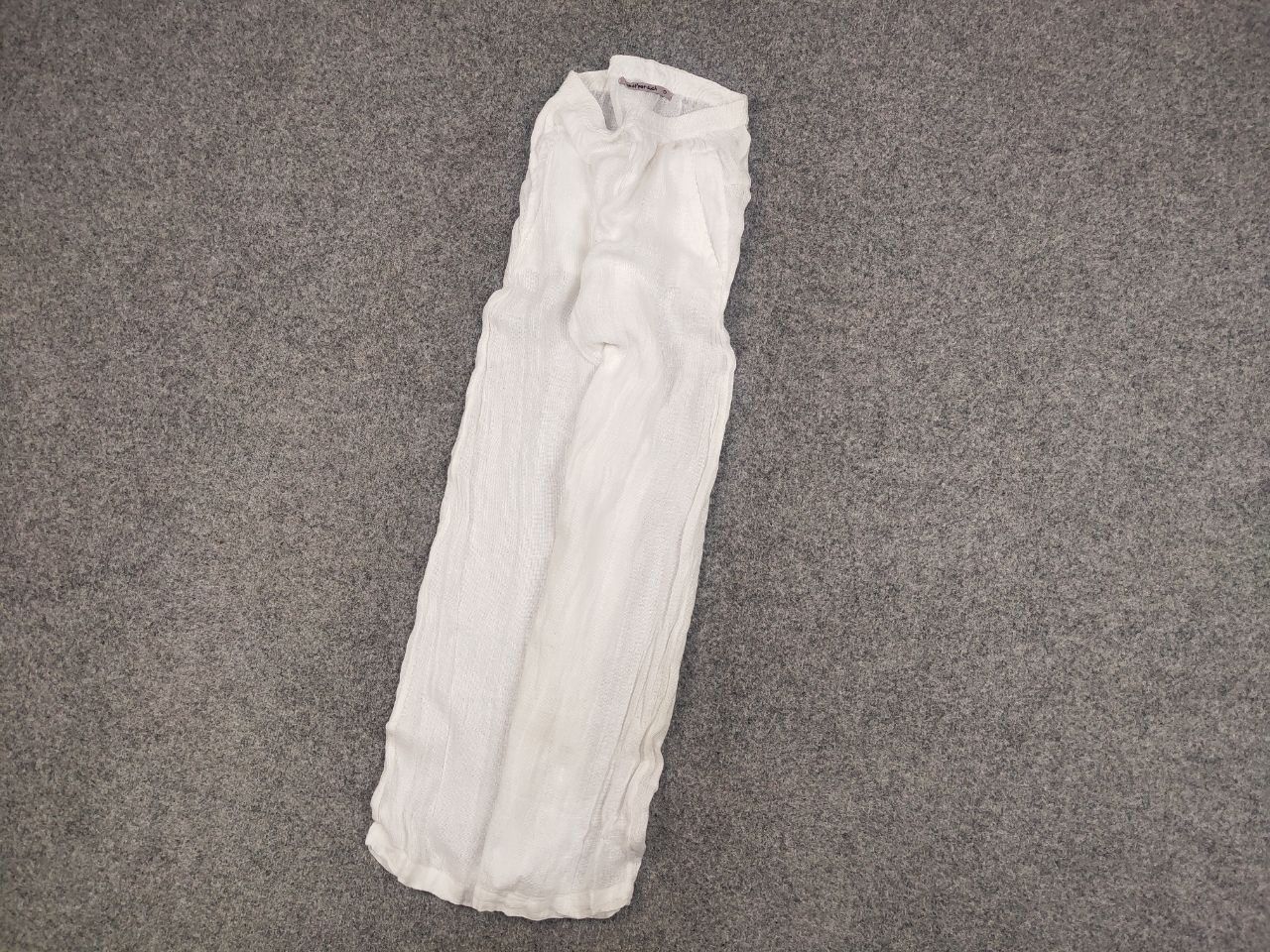 Transit Transit Par Such Design classic White Linen Trouser Pants Size 30" / US 8 / IT 44 - 4 Thumbnail