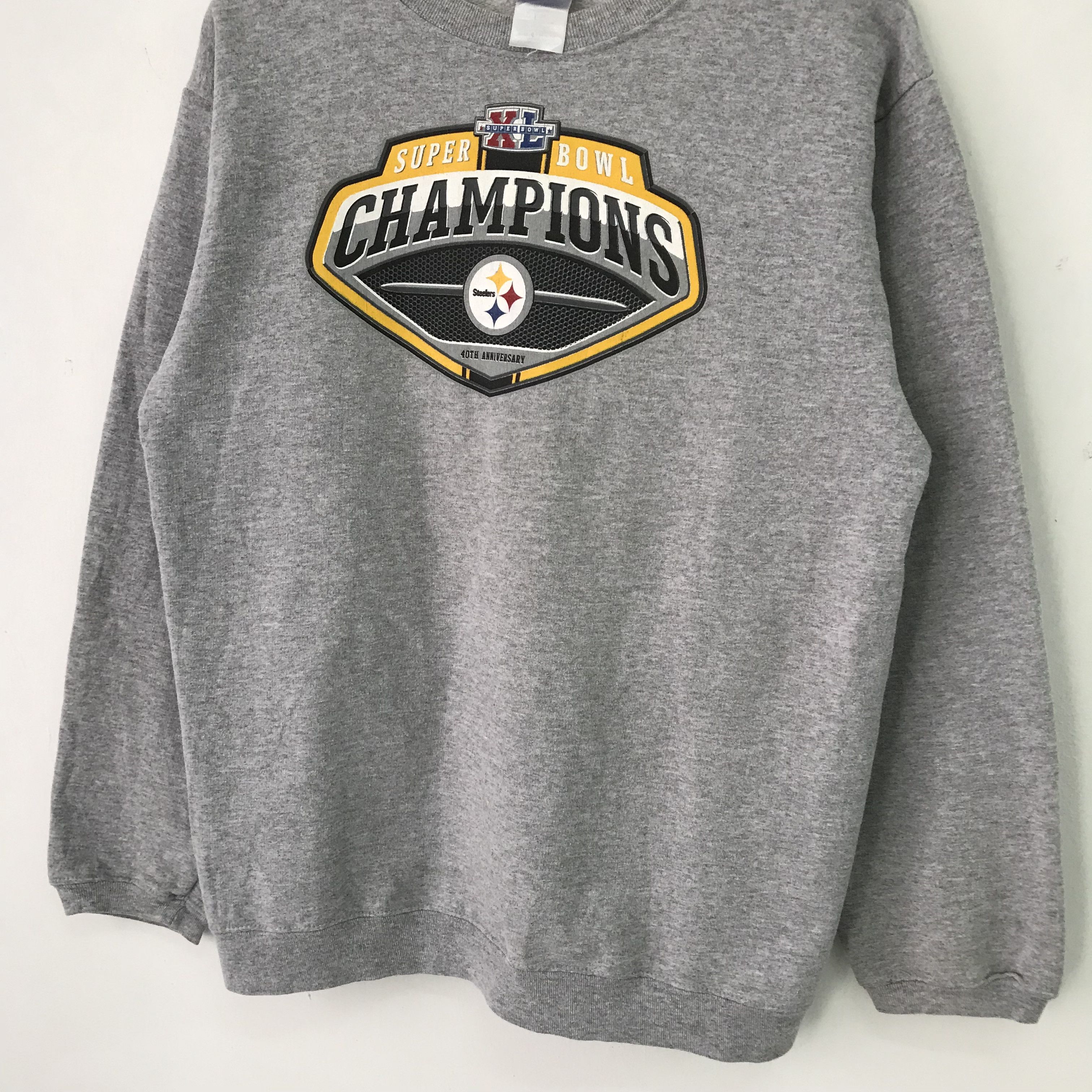 Vintage Vintage Pittsburgh Steelers Gray Sweatshirt - 507 Size US M / EU 48-50 / 2 - 3 Thumbnail