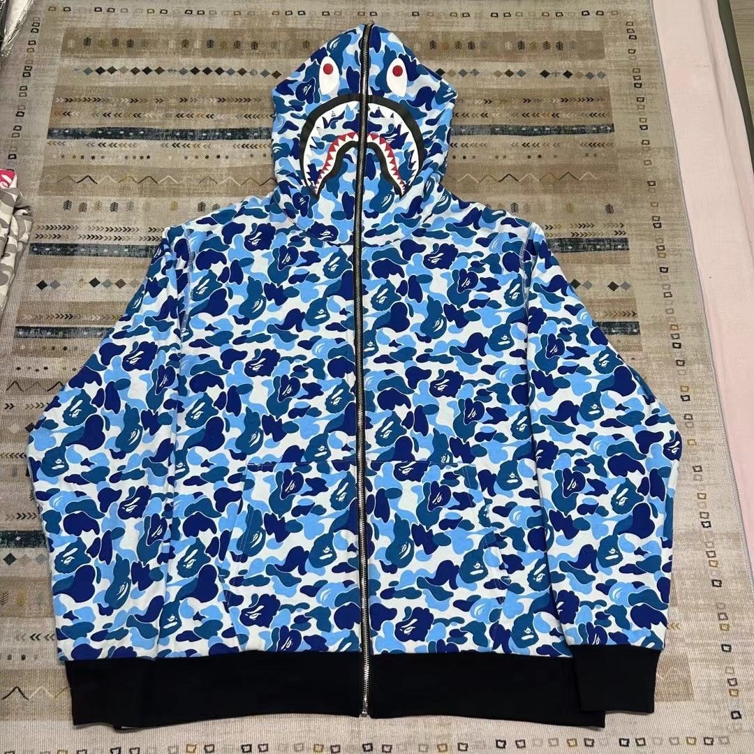 Bape COLOR CAMO SHARK FULL ZIP HOODIE Size US XXL / EU 58 / 5 - 1 Thumbnail
