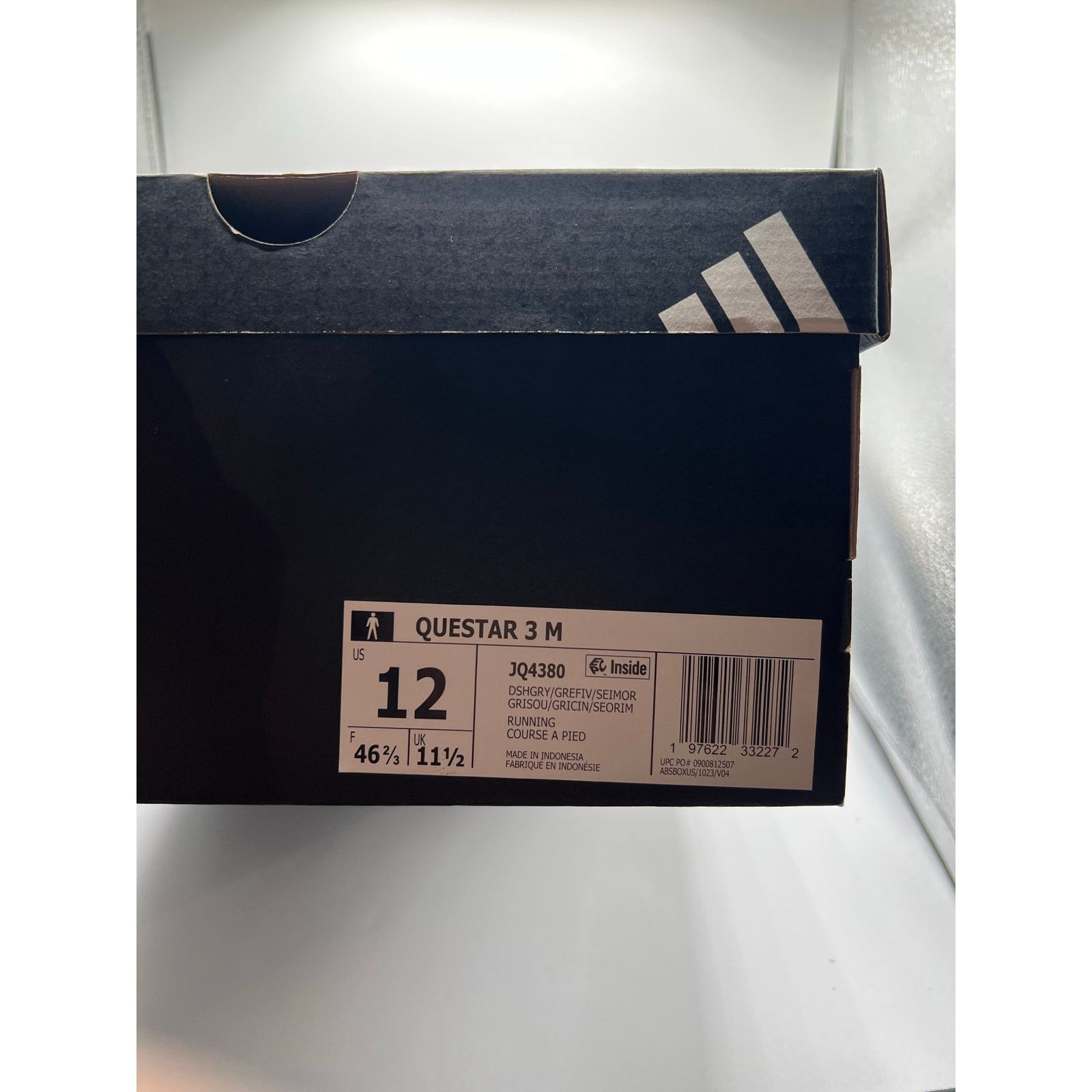 Adidas Adidas Queststar 3 “Dash Grey Semi Impact Orange” size 12 Size US 12 / EU 45 - 7 Thumbnail
