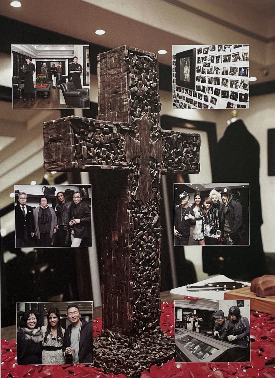 Chrome Hearts Chrome Hearts big cross Framed poster 9x11 Size ONE SIZE - 2 Thumbnail