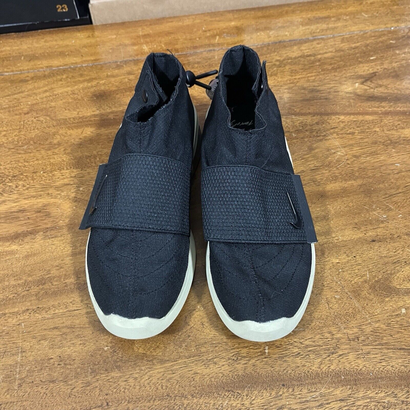 Nike Size 4 - Nike Air Fear Of God Moc Black Size US 5.5 / IT 35.5 - 4 Thumbnail