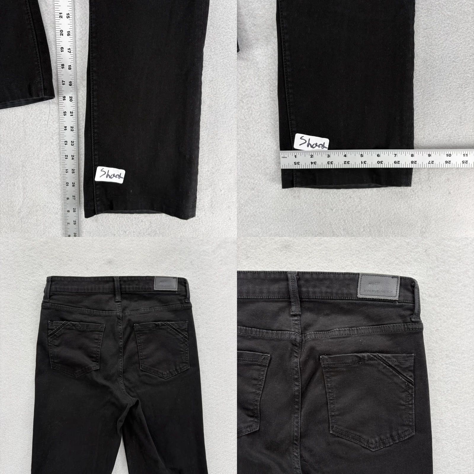 Buckle Black Buckle Black Jeans Bootcut Womens 26 Regular Black Dark Wash Stretch Shaping Slim 5-Pocket Denim Inseam 28 Zip Mens? (Note: gender should be Women) Size 26" / US 2 / IT 38 - 8 Thumbnail
