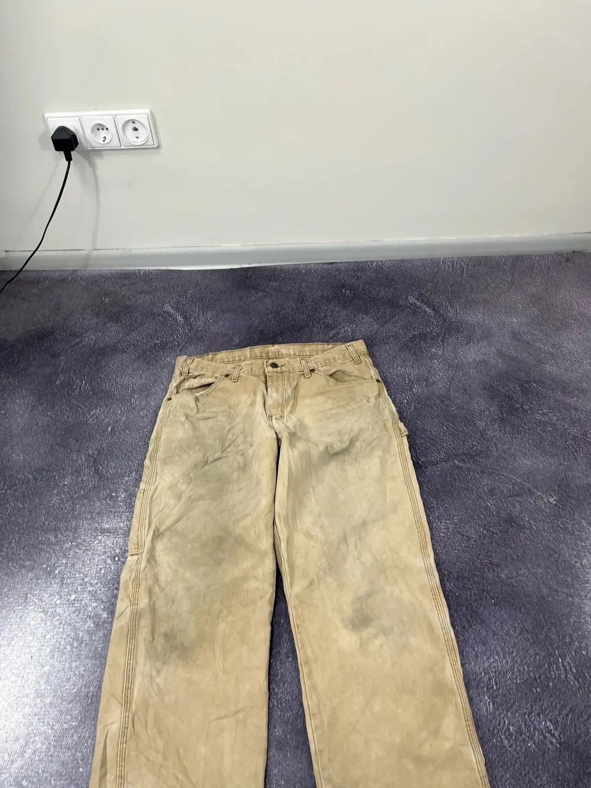 Dickies × Vintage Vintage Dickies Faded American Work Hype Baggy Pants Jeans Size US 32 / EU 48 - 6 Thumbnail