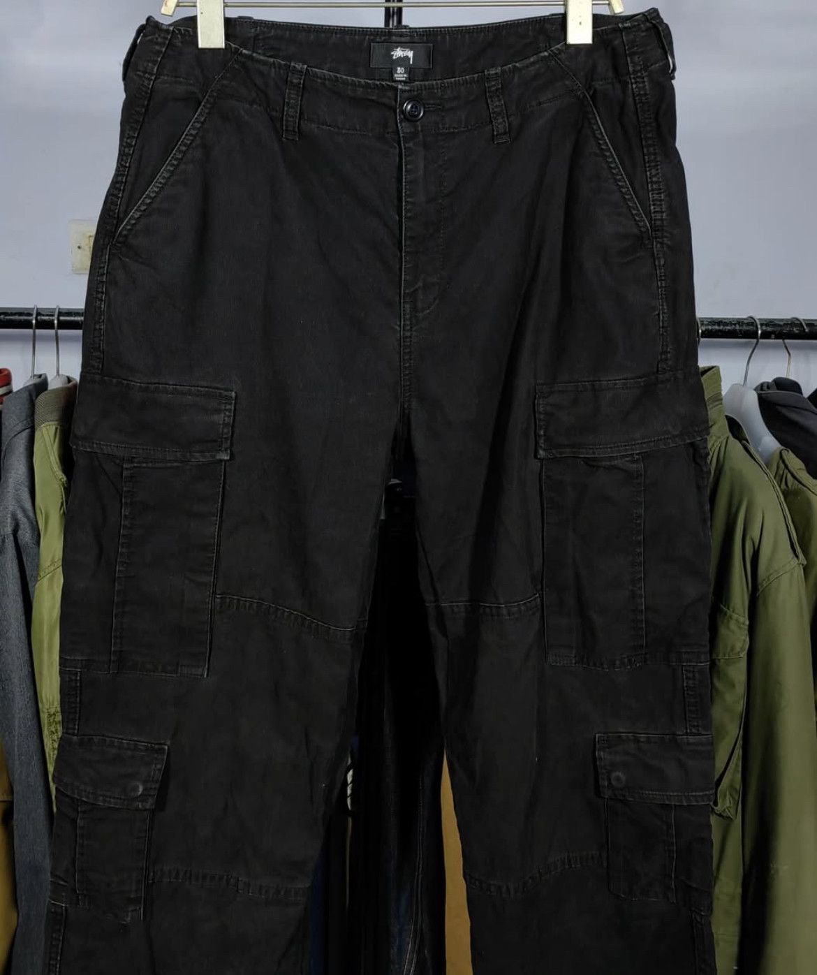 Stussy 2000s Archival Stussy Tactical Work Cargo Pants y2k Lgb Size US 36 / EU 52 - 3 Thumbnail
