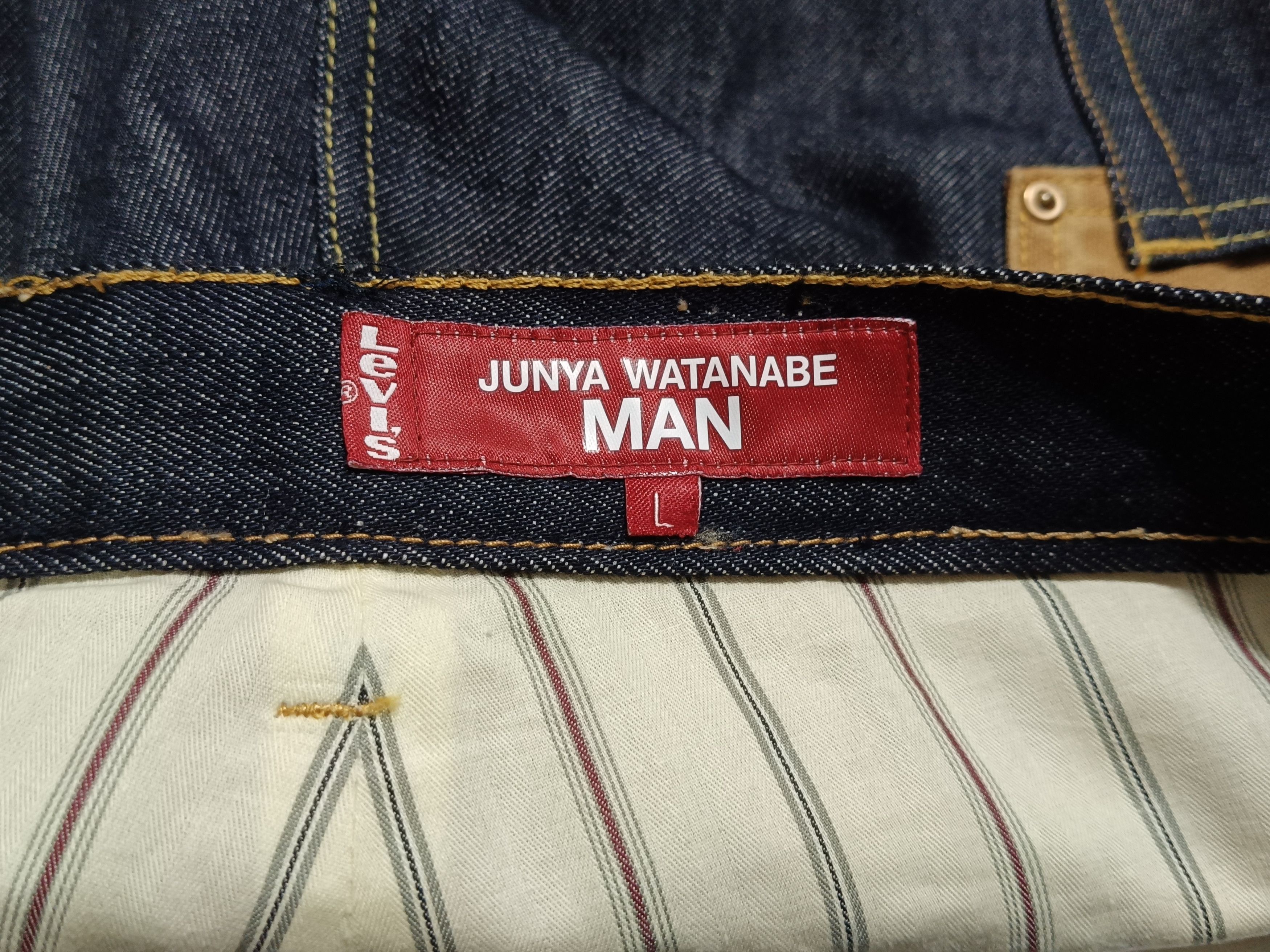 Junya Watanabe × Levi's Cotton Denim × Cotton Canvas Work Pants Jeans Collaboration Size US 40 / EU 56 - 11 Thumbnail