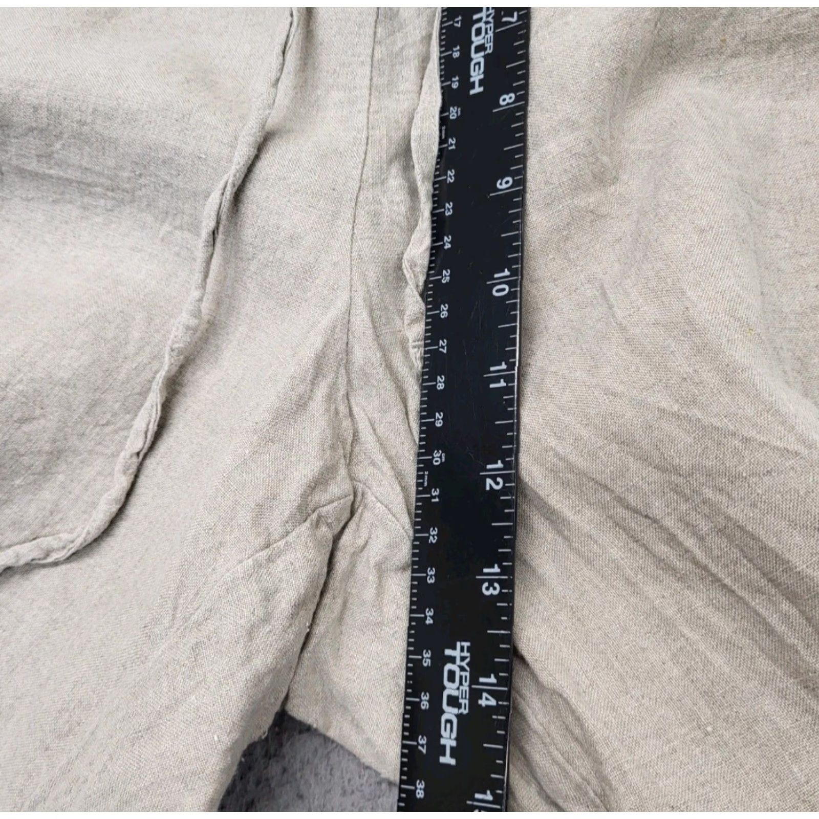 Charter Club CHARTER CLUB Luxury Pants Women XL Beige Pure Linen Straight Pull On Casual Size 40" / US 18 - 7 Thumbnail