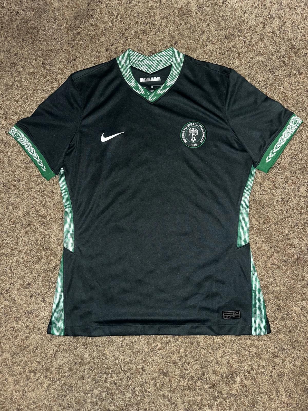 Nike Nike Nigeria 2020 Authentic Vapor Match Away Jersey Sample Size L / US 10 / IT 46 - 1 Thumbnail