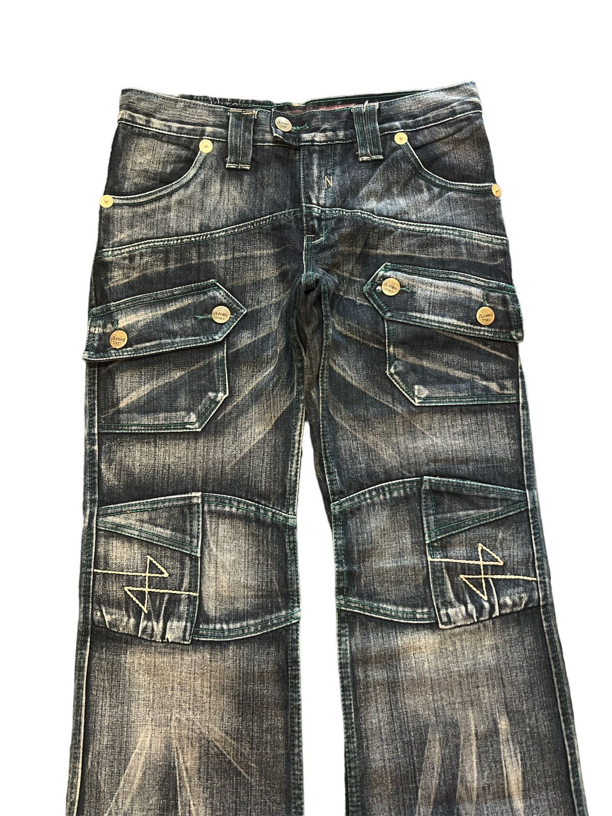 Other FLARED💥SICK‼️JEANS DE ART BUSH PANT DISTRESSED DENIM PANT Size US 30 / EU 46 - 2 Thumbnail