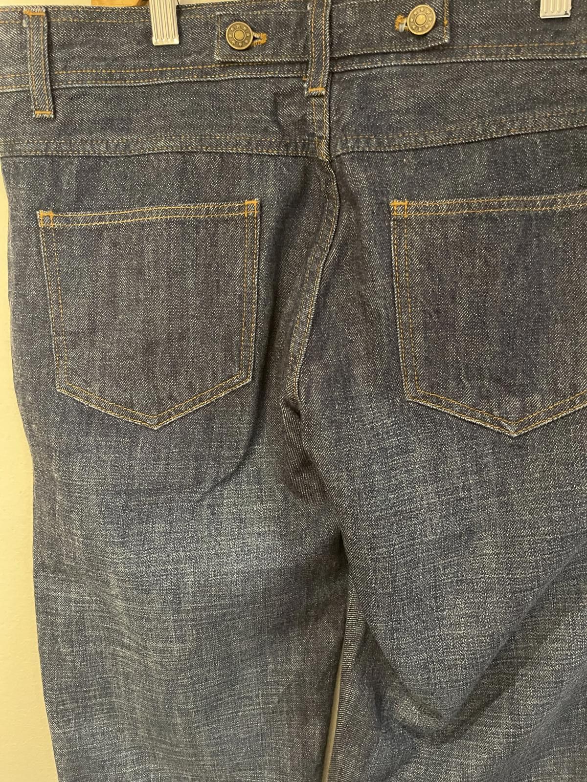 Designer Innocence cutoff jeans with side zip Size 36" / US 14 / IT 50 - 4 Thumbnail