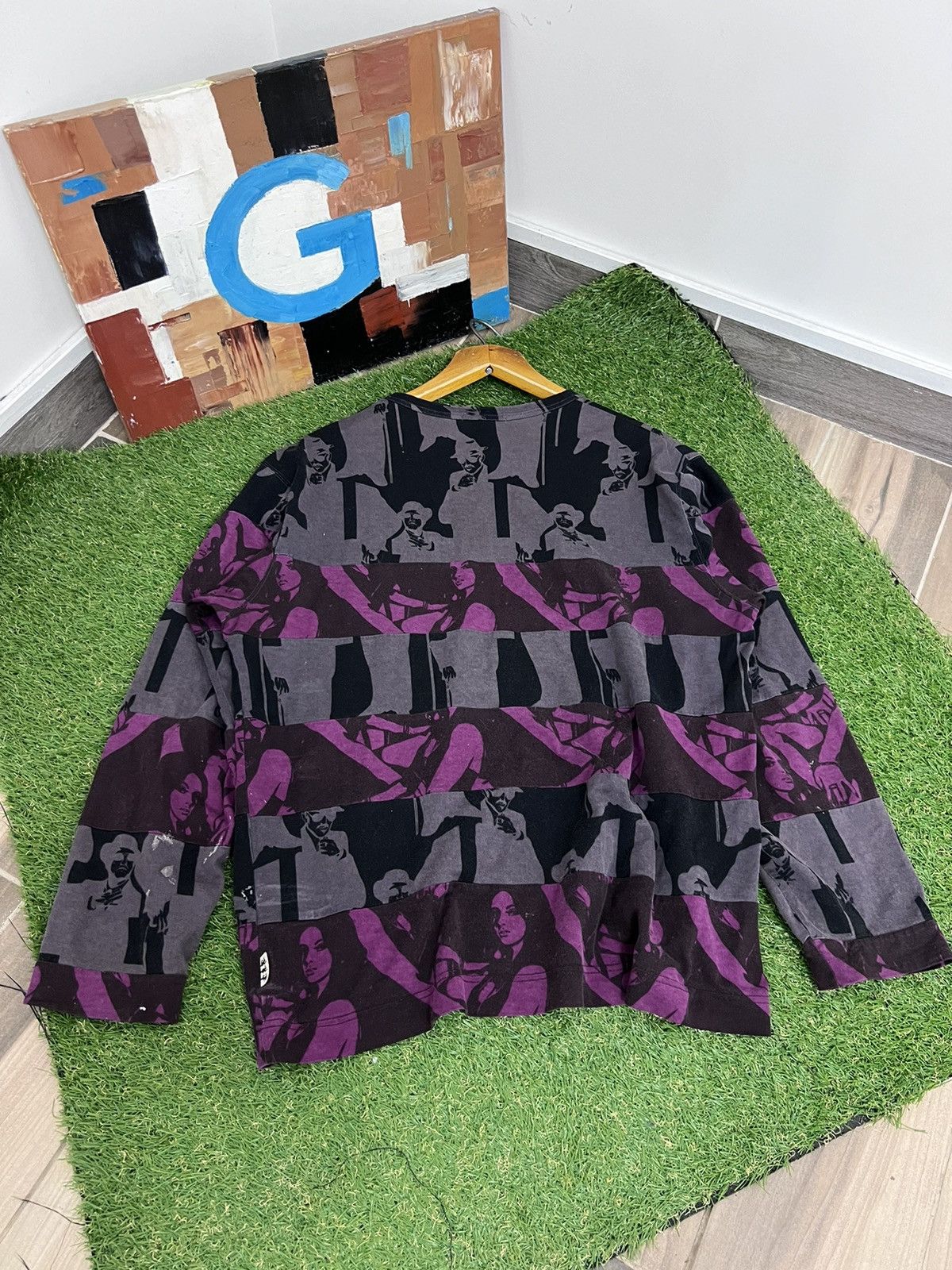 Issey Miyake Issey Miyake Men patchwork longsleeve avant garde y2k Size US XL / EU 56 / 4 - 9 Thumbnail