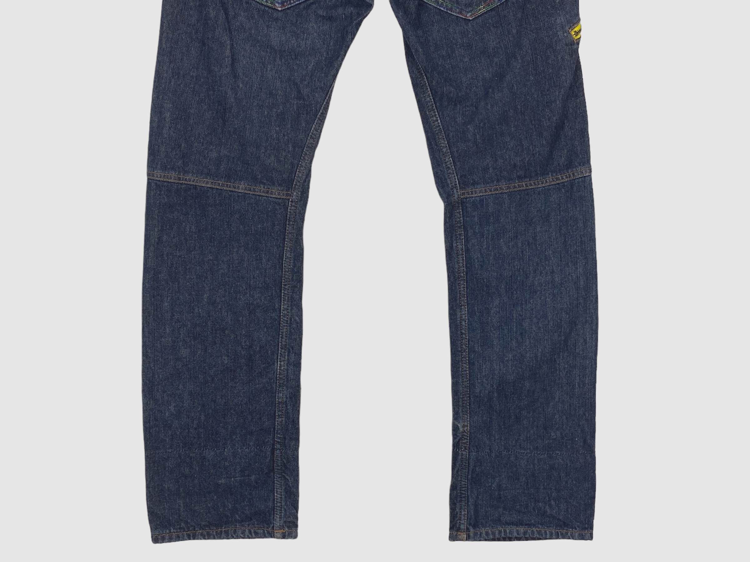 Japanese Brand Dominates Jeans Double Waist Jeans Japanese Jeans Size US 31 - 7 Thumbnail