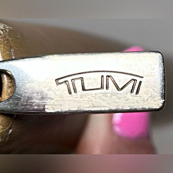 Tumi Tumi Tan Leather Zip Around Accordion Clutch Wallet Size ONE SIZE - 5 Thumbnail