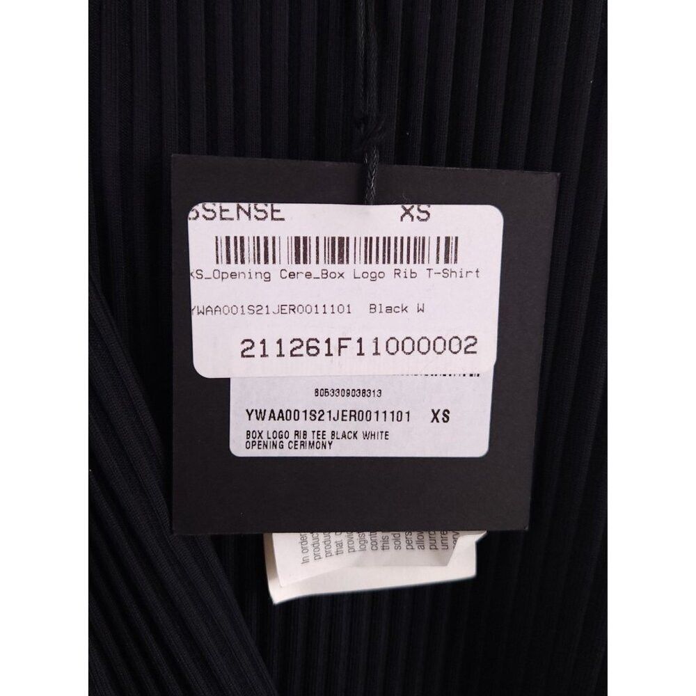 Opening Ceremony Opening Ceremony Box Logo-Print Rib T-Shirt Size XS Womens Size XS / US 0-2 / IT 36-38 - 8 Thumbnail