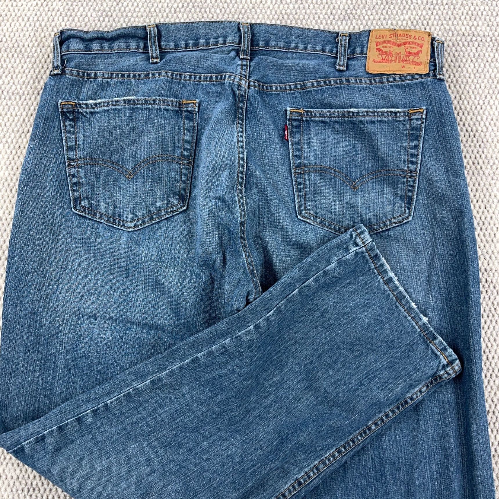 Levi's Levi's 559 Jeans Men 40x32 Straight Relaxed Baggy Medium Wash Distressed Denim Size US 40 / EU 56 - 3 Thumbnail