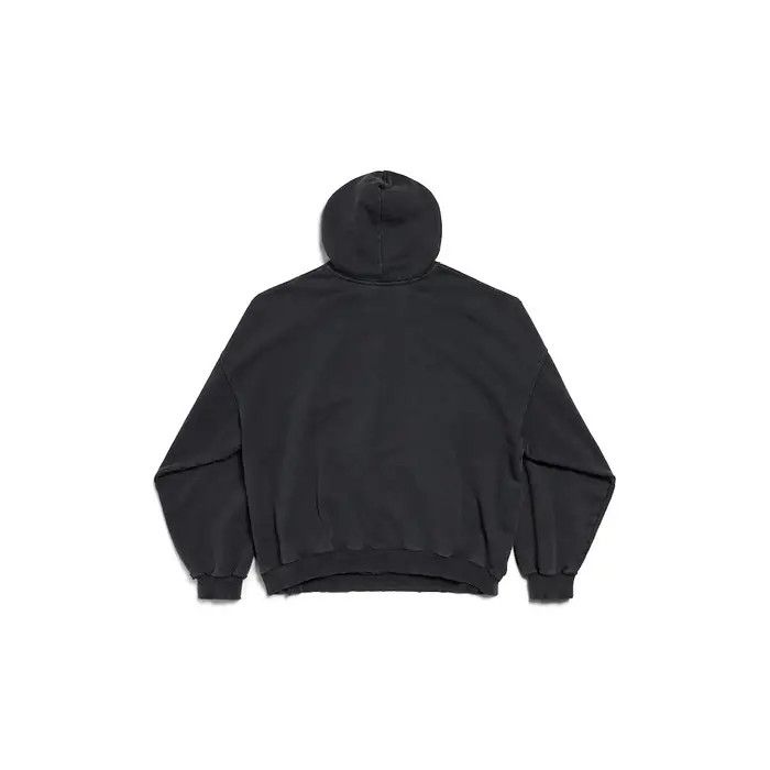 Balenciaga o1w1db11225 3B Liquified Hoodie Large Fit in Black Size US XXL / EU 58 / 5 - 6 Thumbnail
